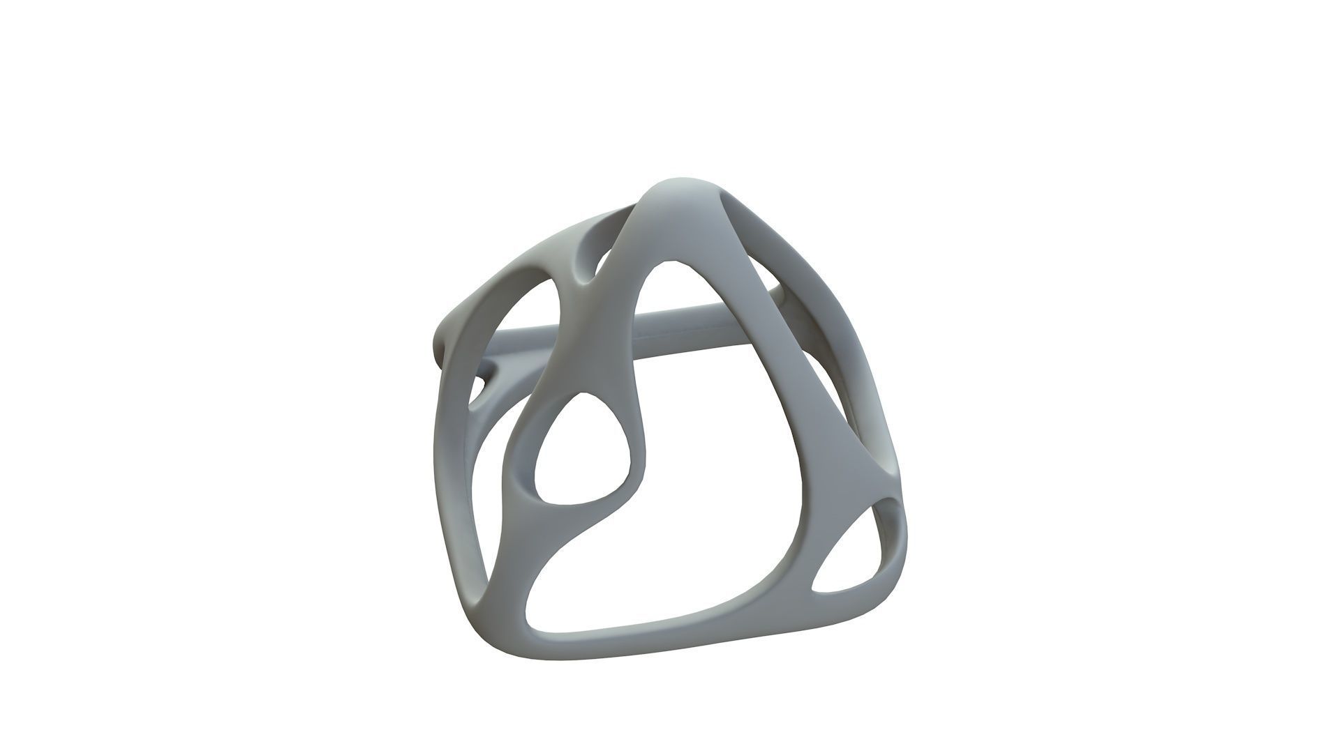 SciFi Cube Object No 58921 Low Poly Shape Low-poly 3D model_14