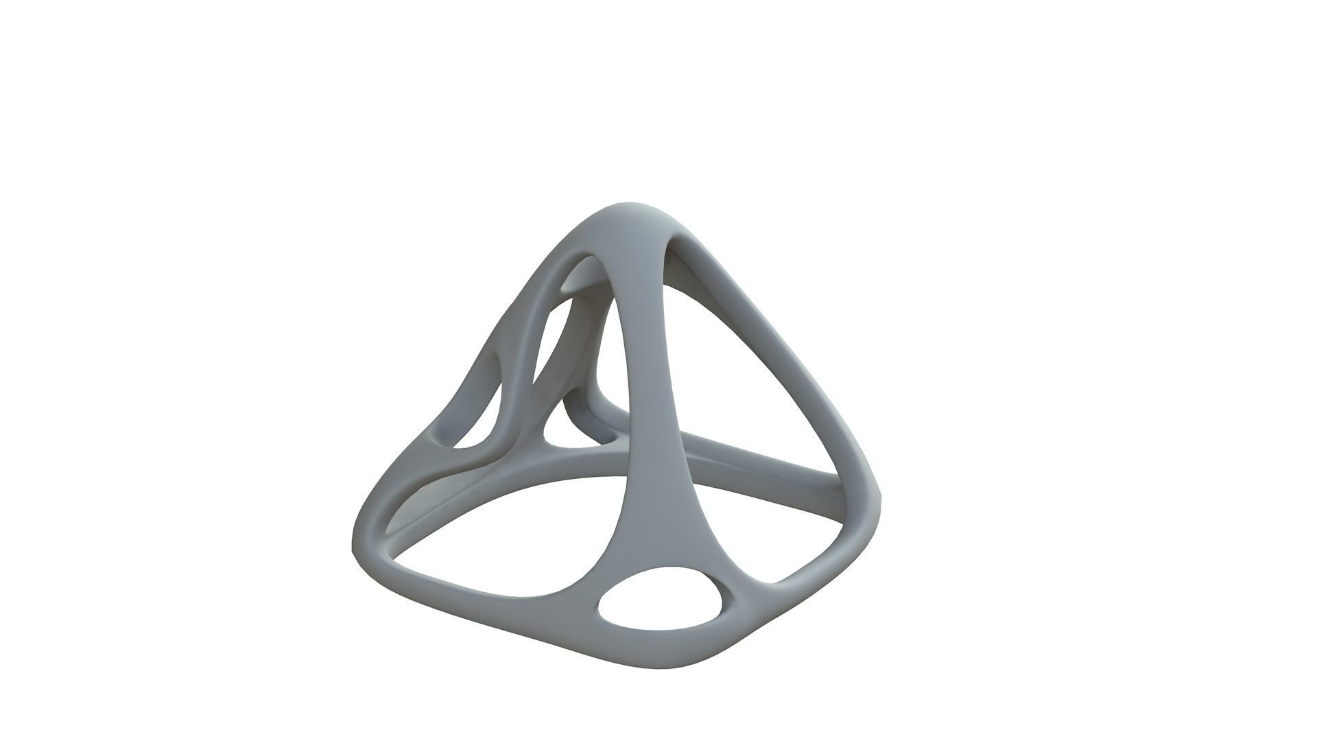 SciFi Cube Object No 58921 Low Poly Shape Low-poly 3D model_9