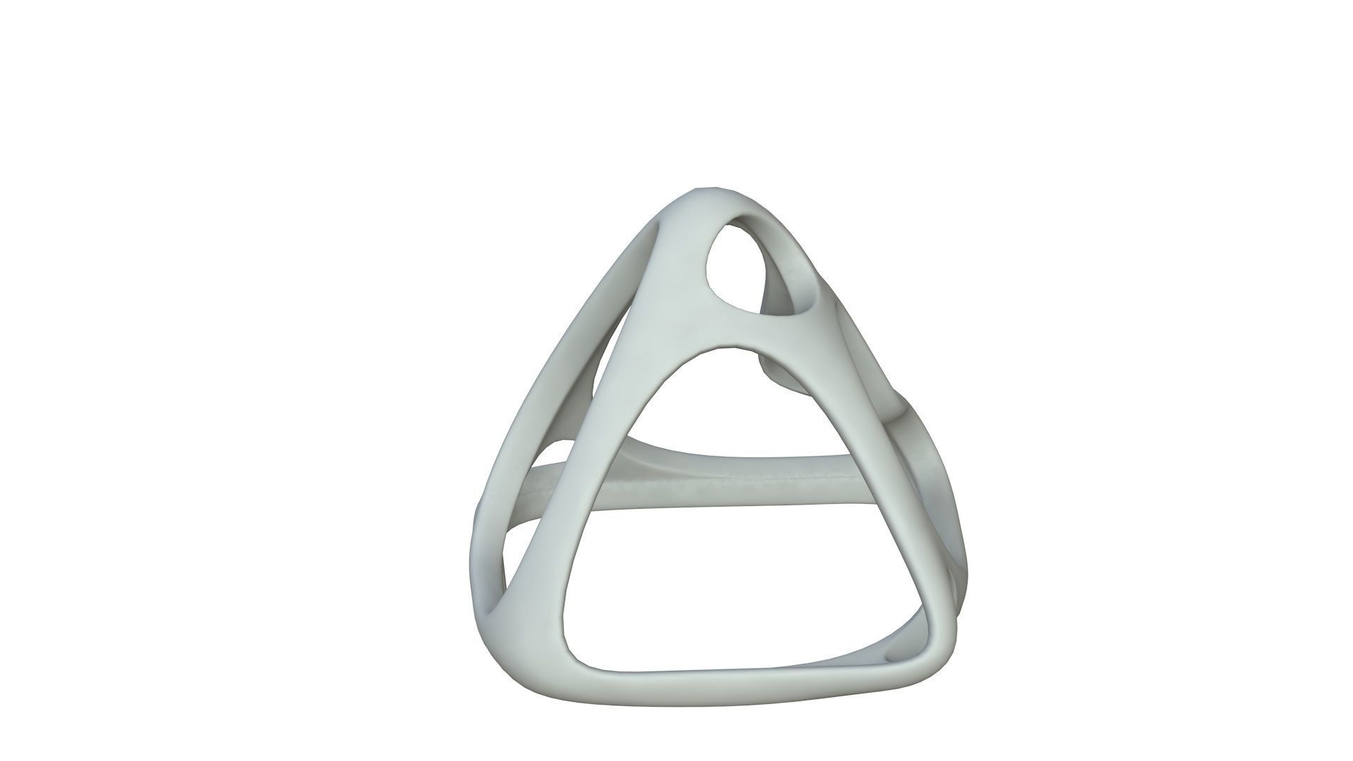 SciFi Cube Object No 58921 Low Poly Shape Low-poly 3D model_2