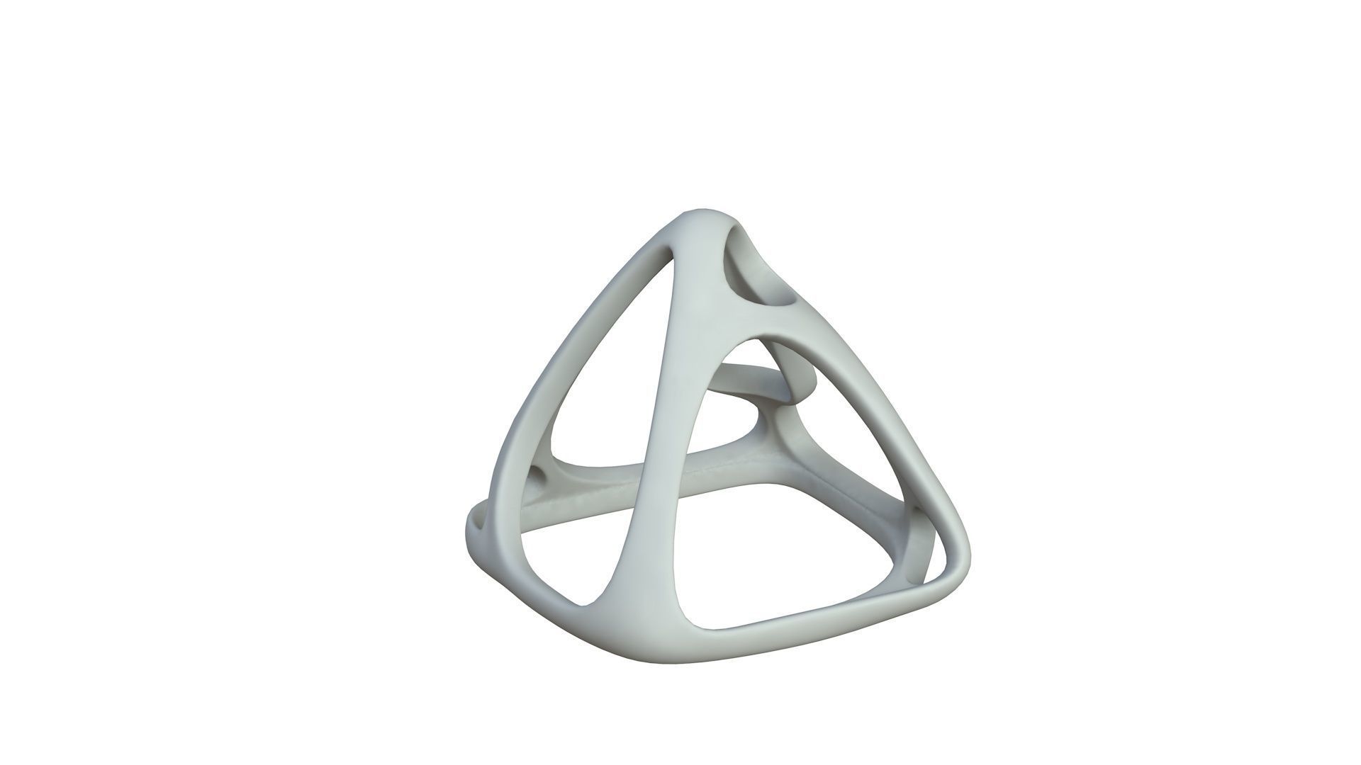 SciFi Cube Object No 58921 Low Poly Shape Low-poly 3D model_3