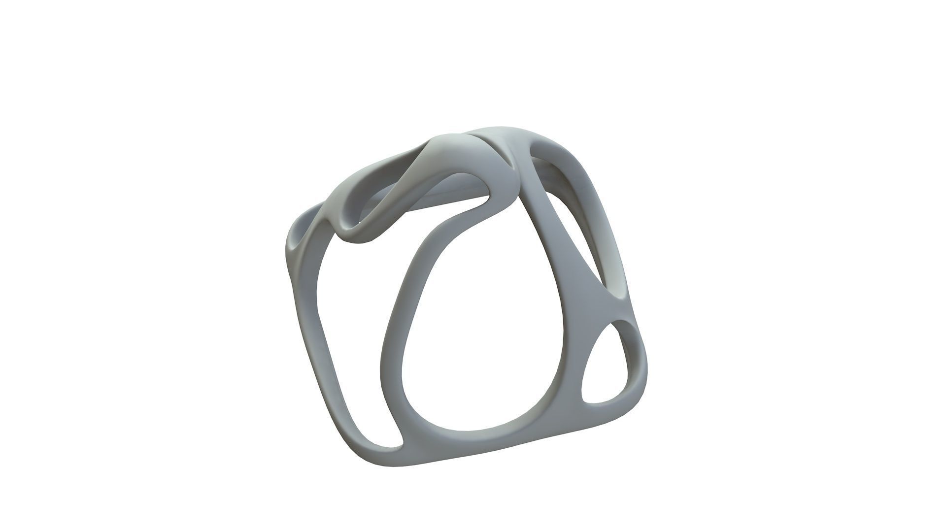 SciFi Cube Object No 58823 Low Poly Shape Low-poly 3D model_16