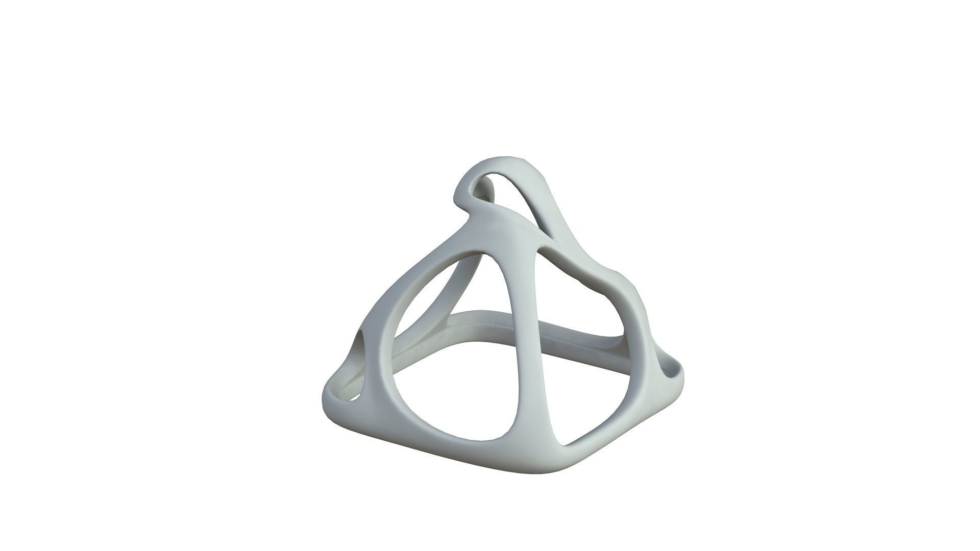 SciFi Cube Object No 58823 Low Poly Shape Low-poly 3D model_4