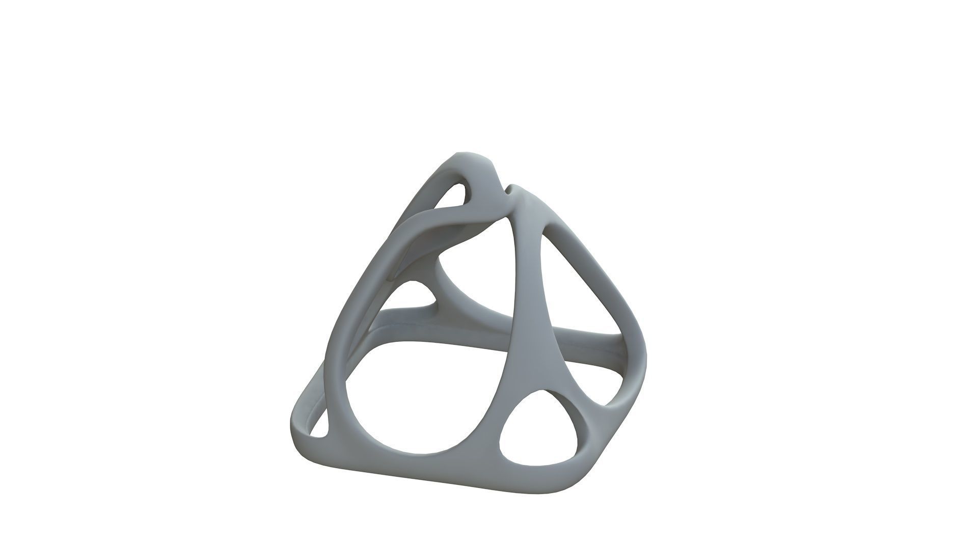 SciFi Cube Object No 58823 Low Poly Shape Low-poly 3D model_10