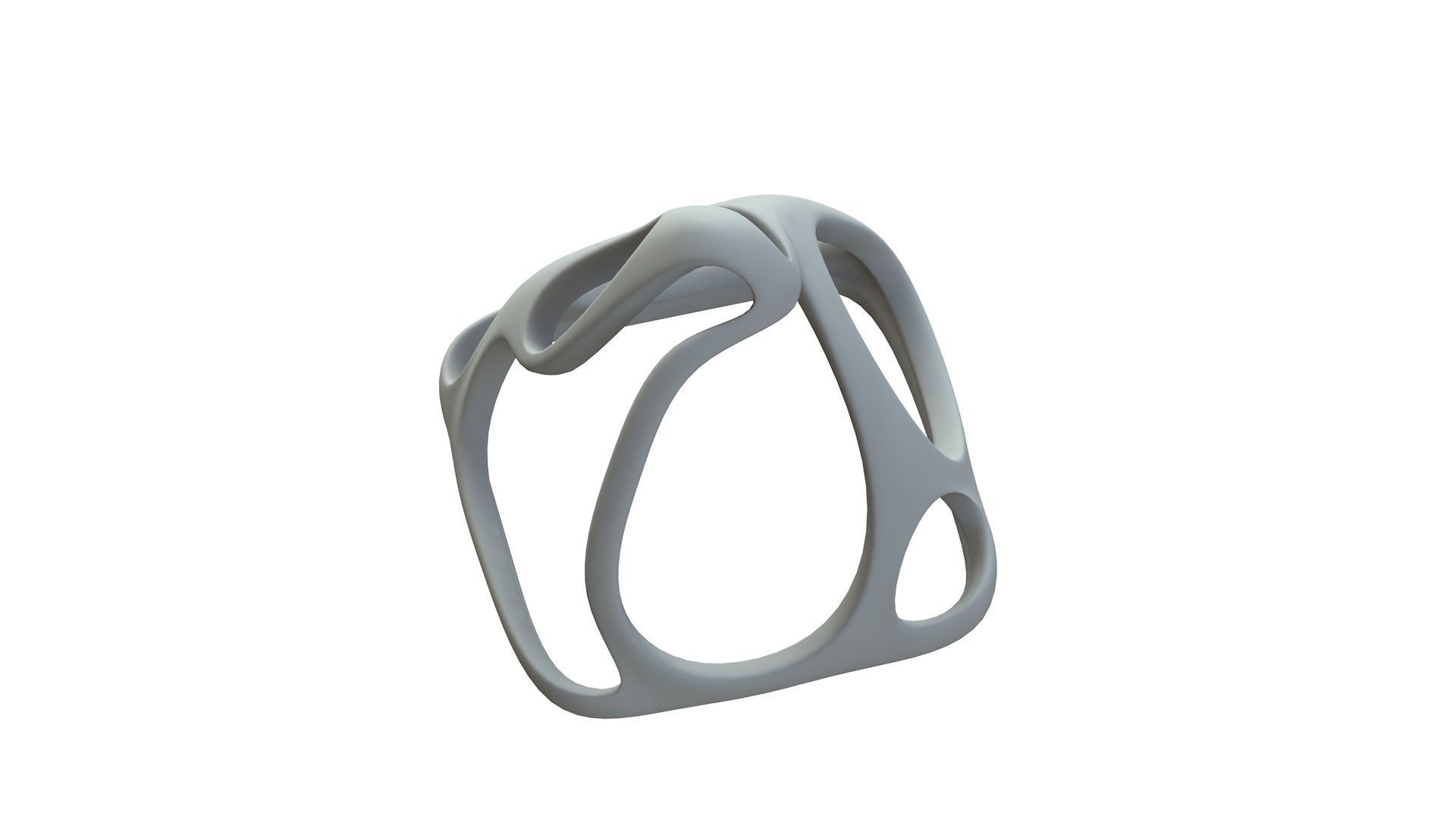 SciFi Cube Object No 58823 Low Poly Shape Low-poly 3D model_17