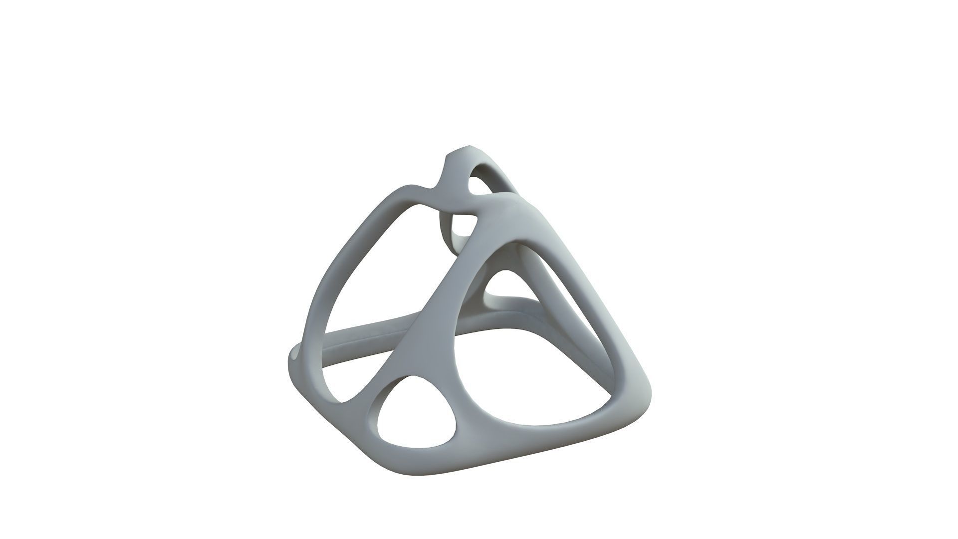 SciFi Cube Object No 58823 Low Poly Shape Low-poly 3D model_7