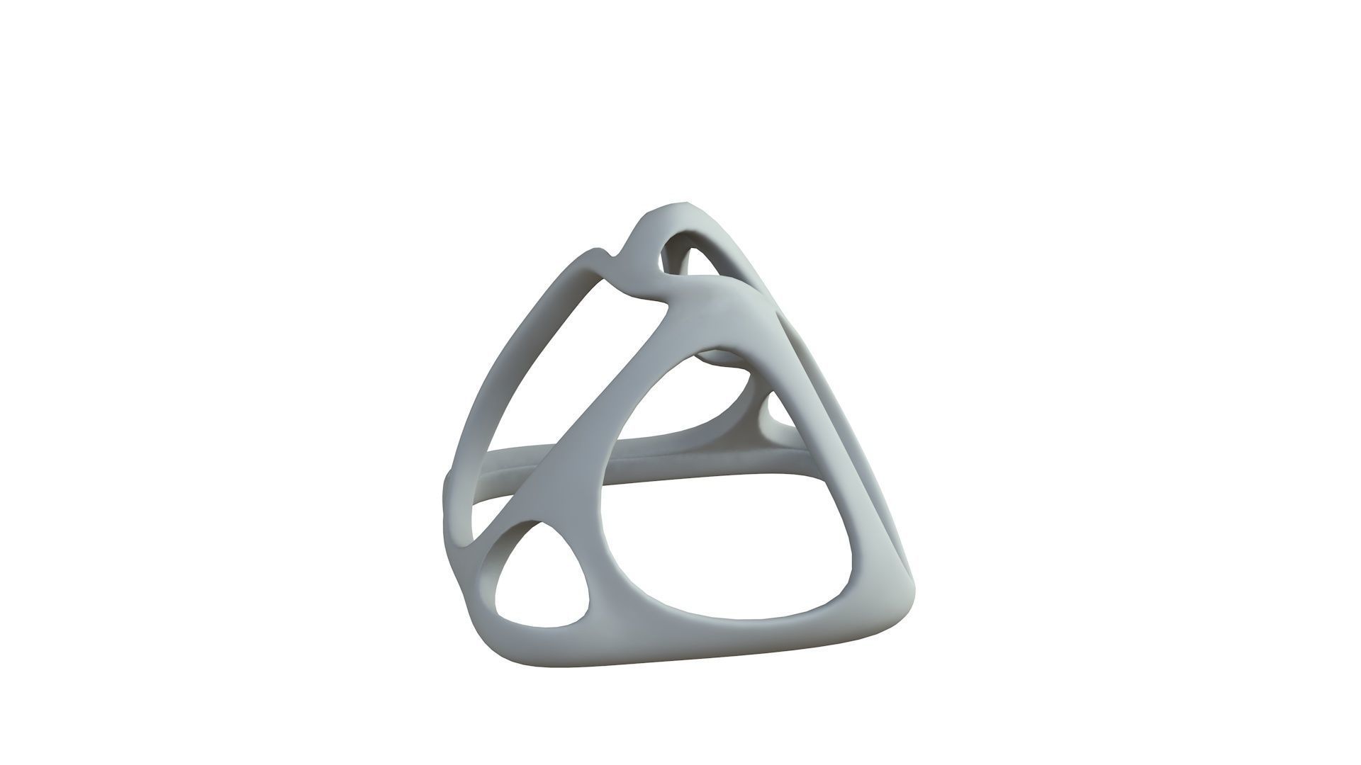 SciFi Cube Object No 58823 Low Poly Shape Low-poly 3D model_6