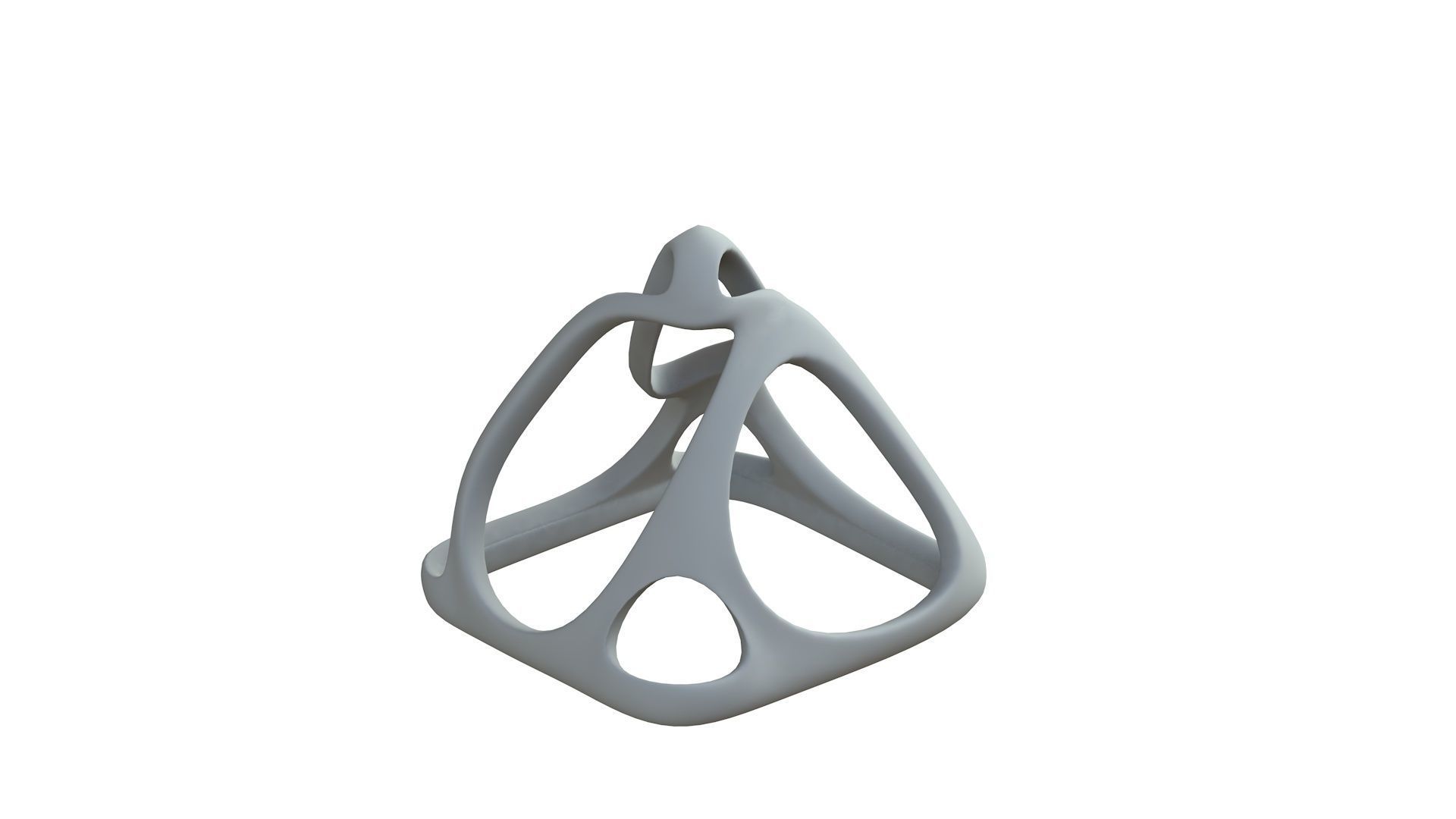 SciFi Cube Object No 58823 Low Poly Shape Low-poly 3D model_8