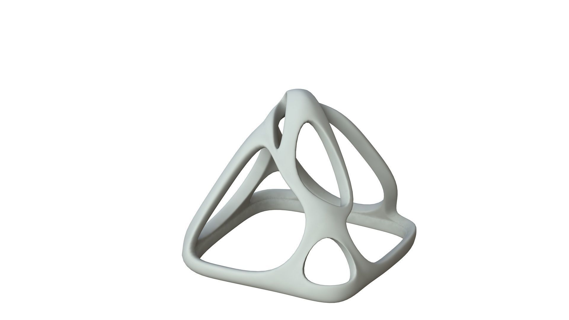 SciFi Cube Object No 58823 Low Poly Shape Low-poly 3D model_1