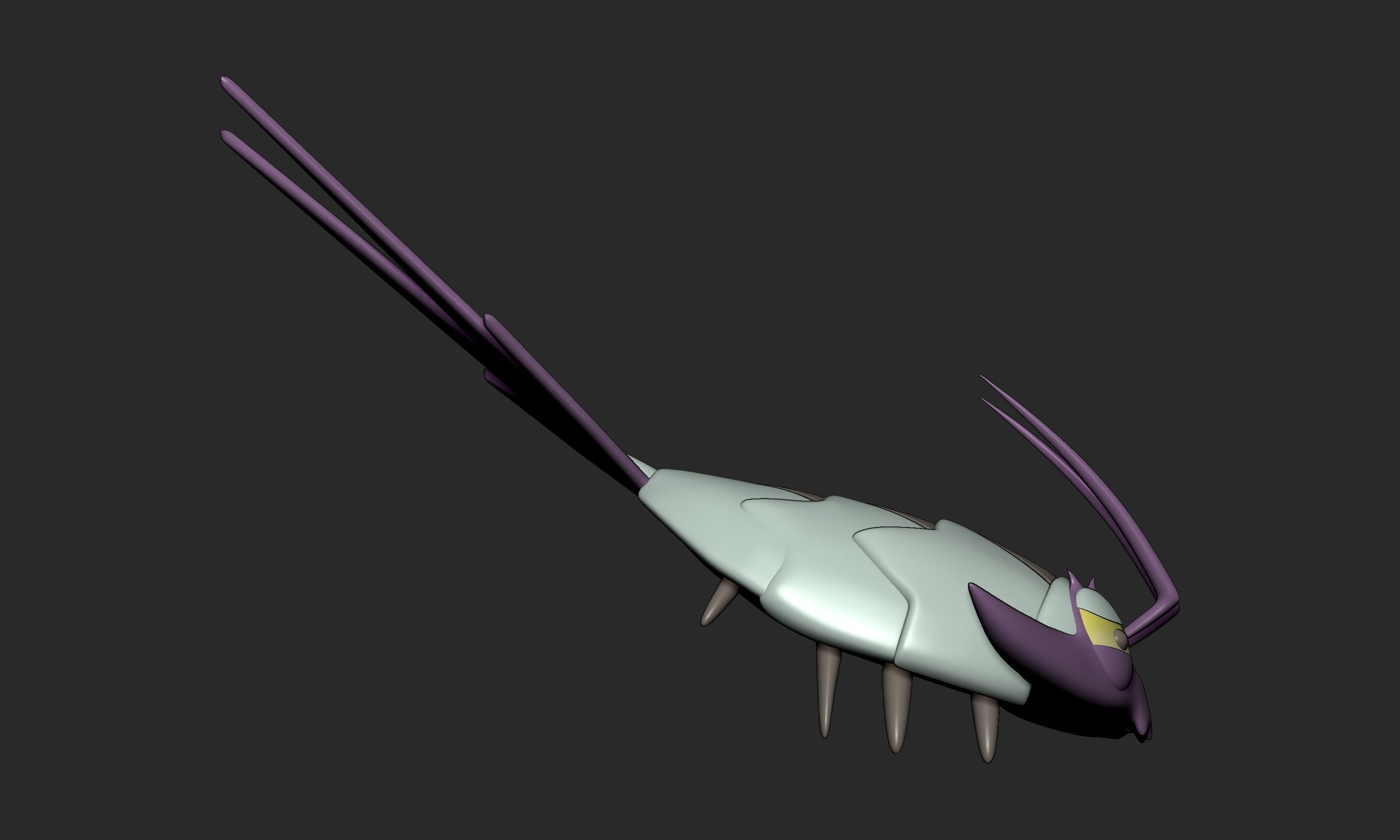 Pokemon - Wimpod and Golisopod with 2 poses 3D print model_6