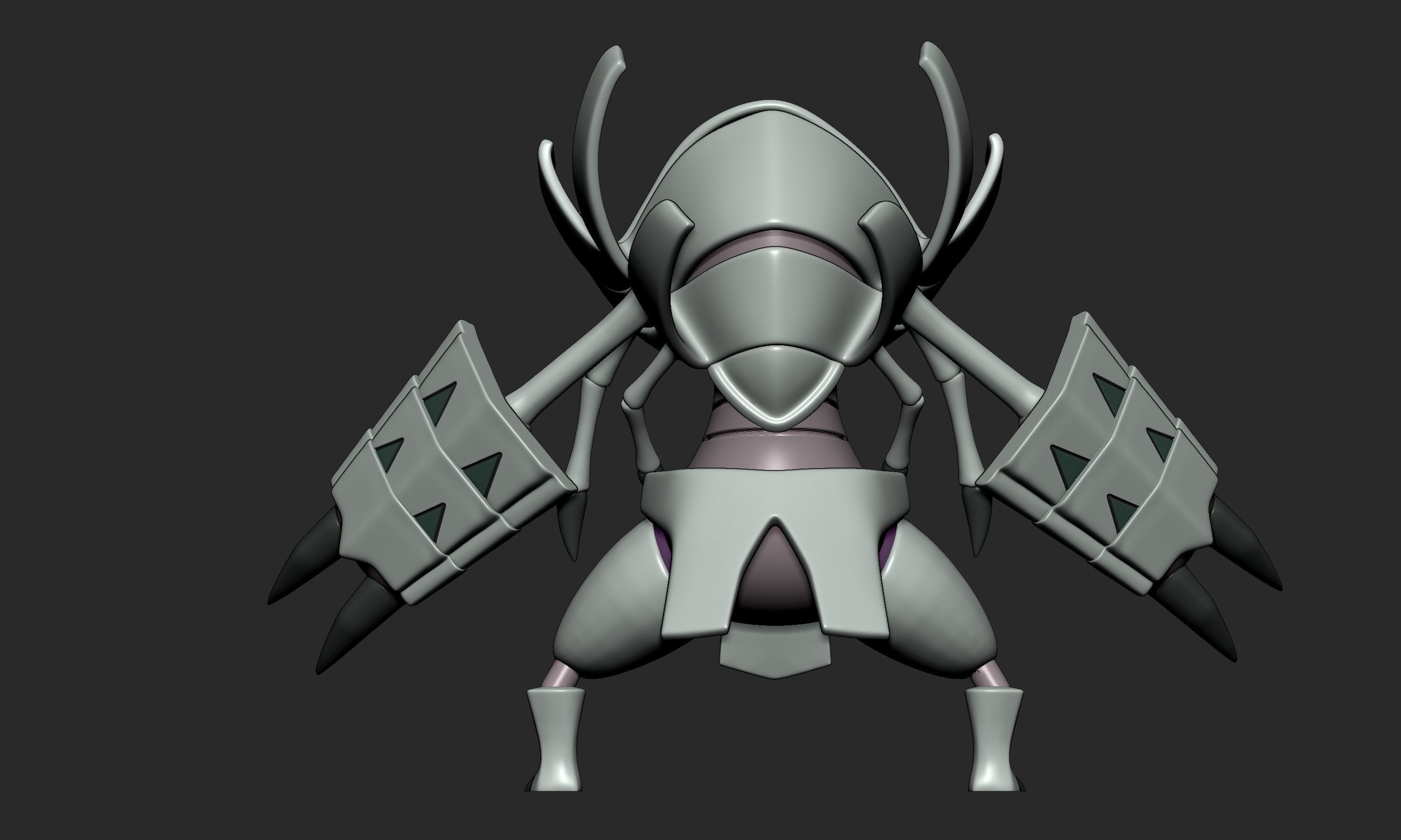 Pokemon - Wimpod and Golisopod with 2 poses 3D print model_18