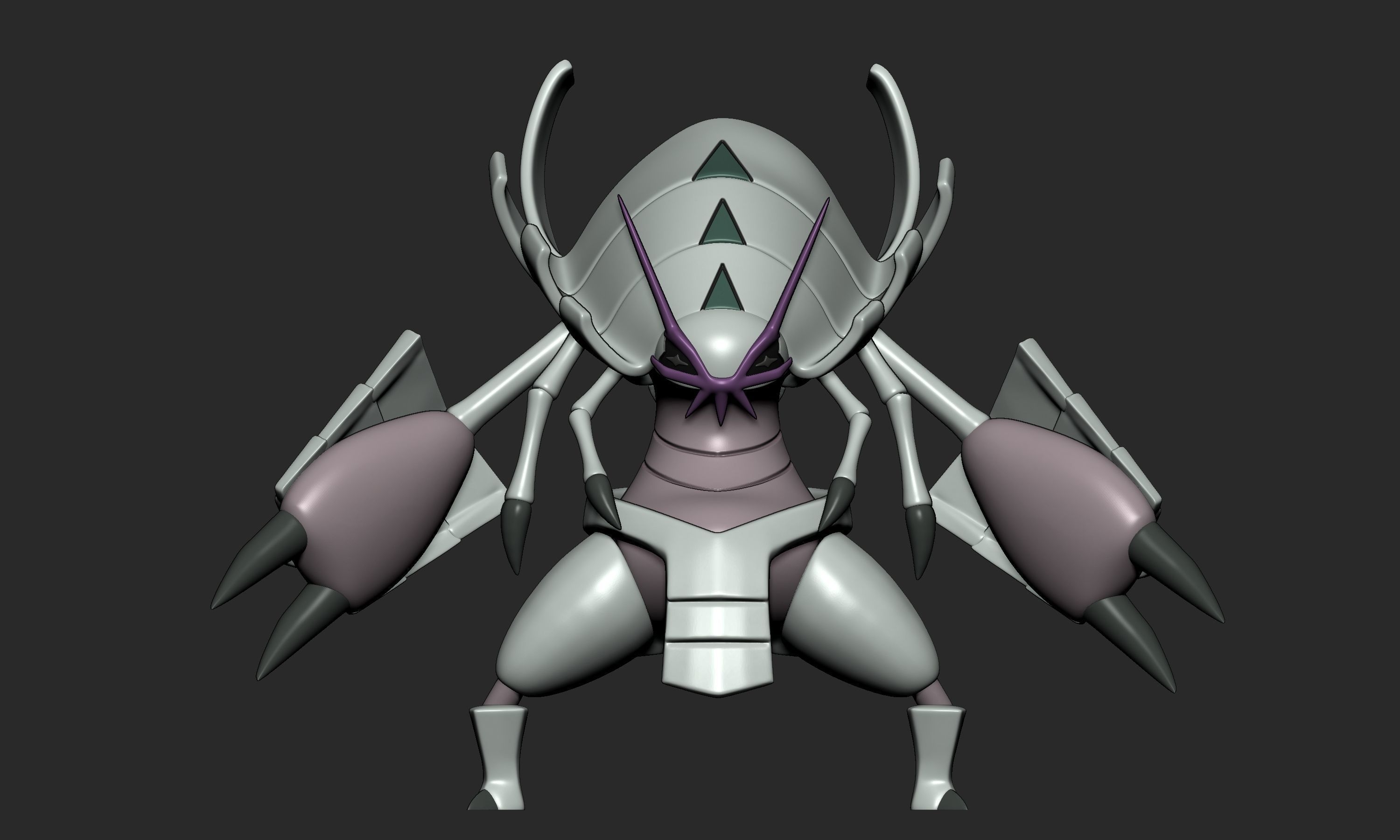 Pokemon - Wimpod and Golisopod with 2 poses 3D print model_17