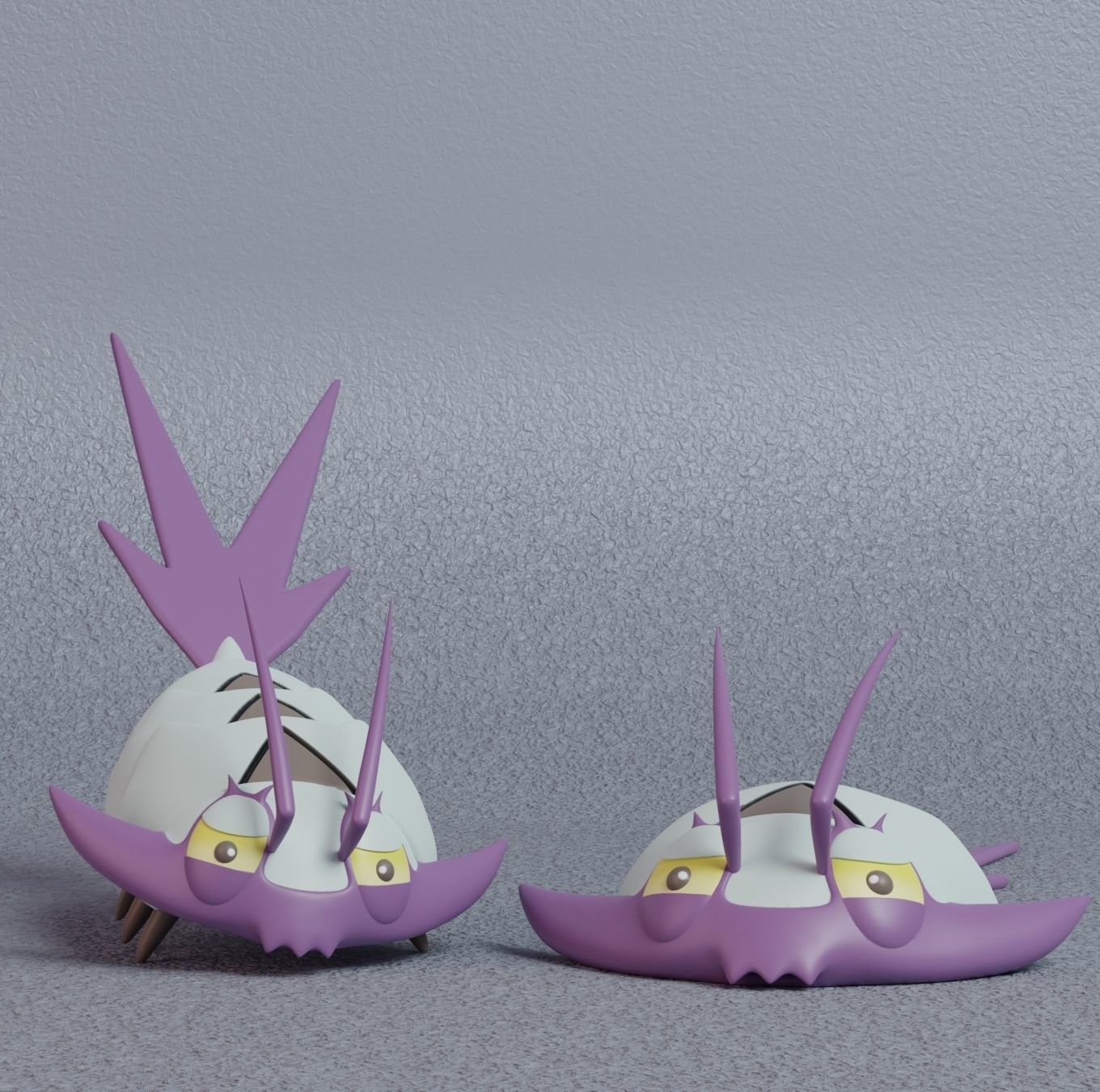 Pokemon - Wimpod and Golisopod with 2 poses 3D print model_1