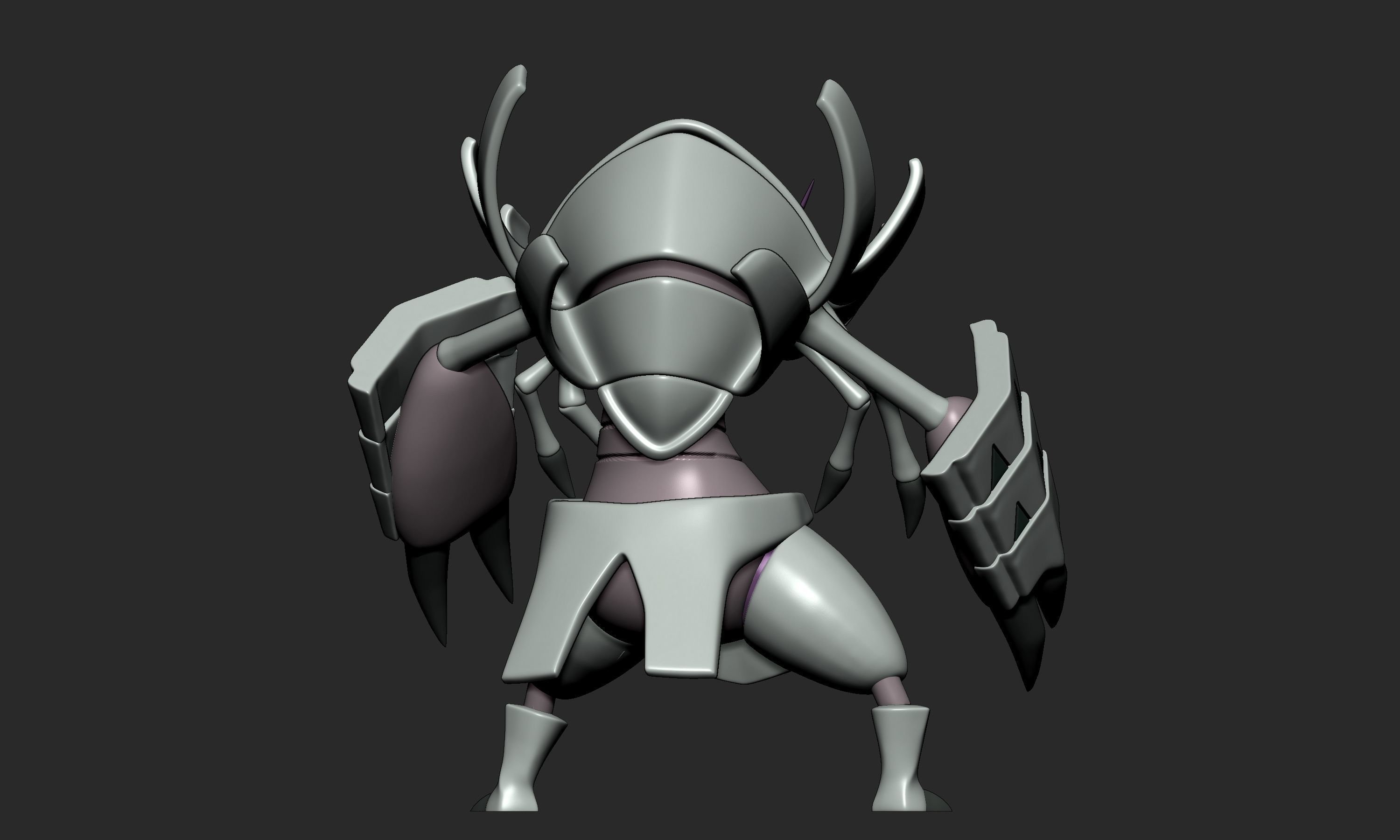 Pokemon - Wimpod and Golisopod with 2 poses 3D print model_12