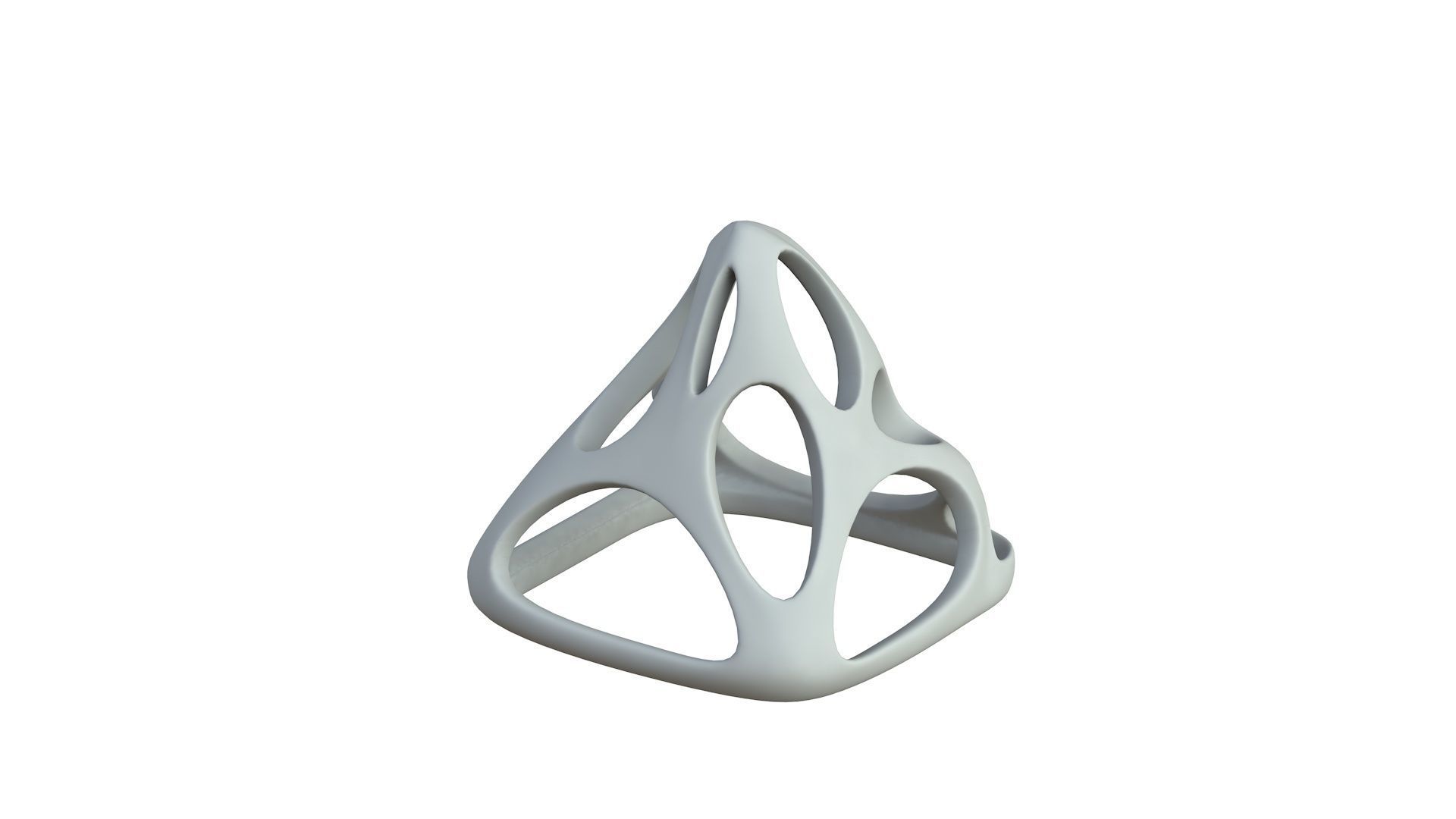 SciFi Cube Object No 58762 Low Poly Shape Low-poly 3D model_4