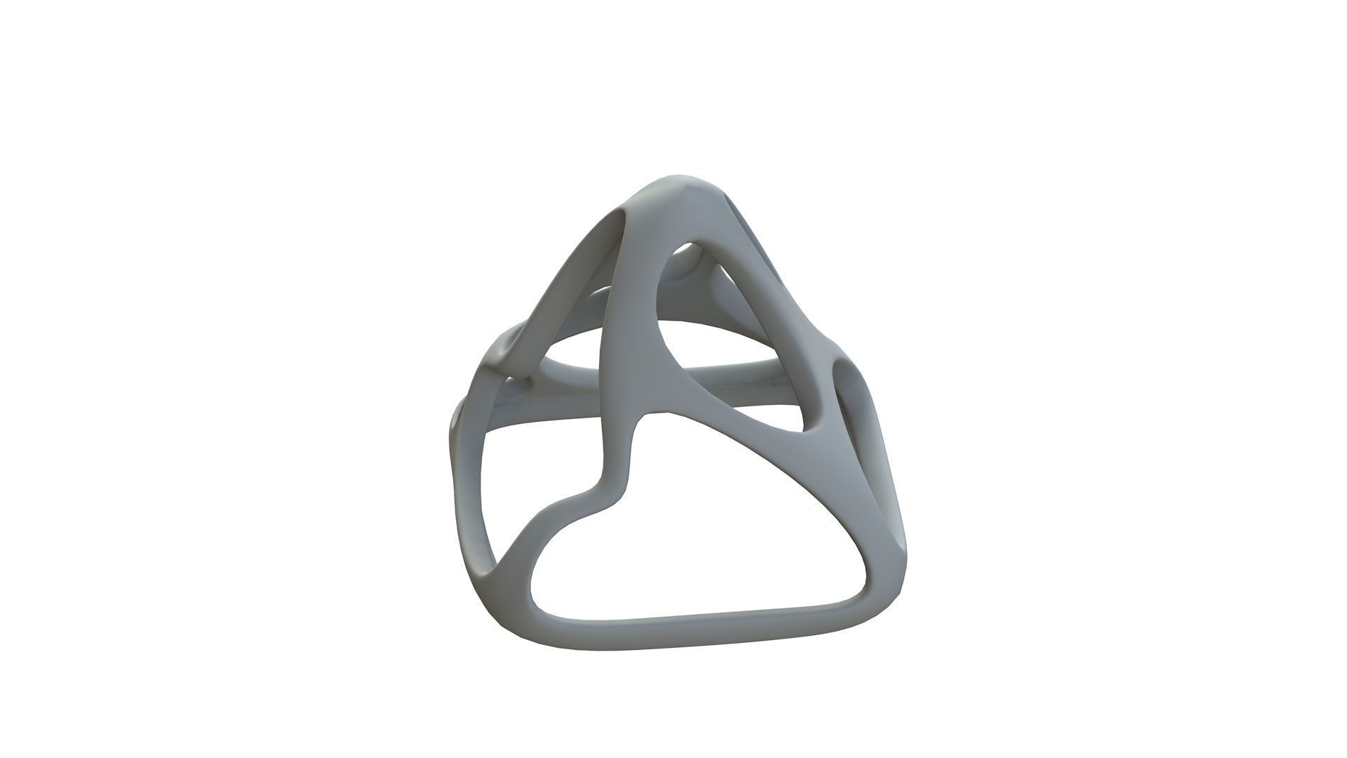 SciFi Cube Object No 58762 Low Poly Shape Low-poly 3D model_13