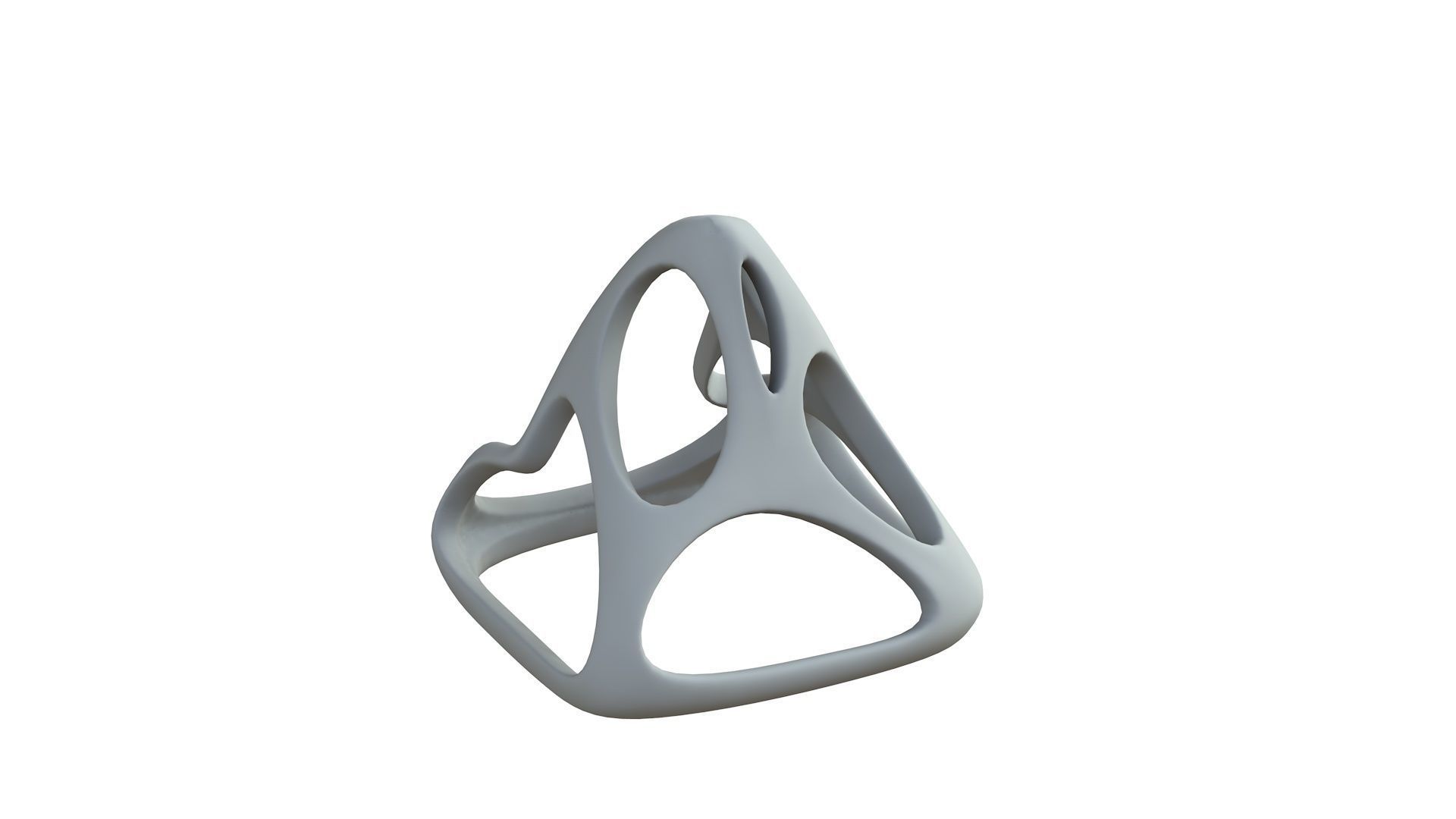 SciFi Cube Object No 58762 Low Poly Shape Low-poly 3D model_7