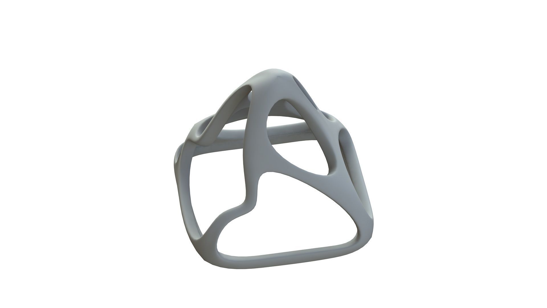 SciFi Cube Object No 58762 Low Poly Shape Low-poly 3D model_14