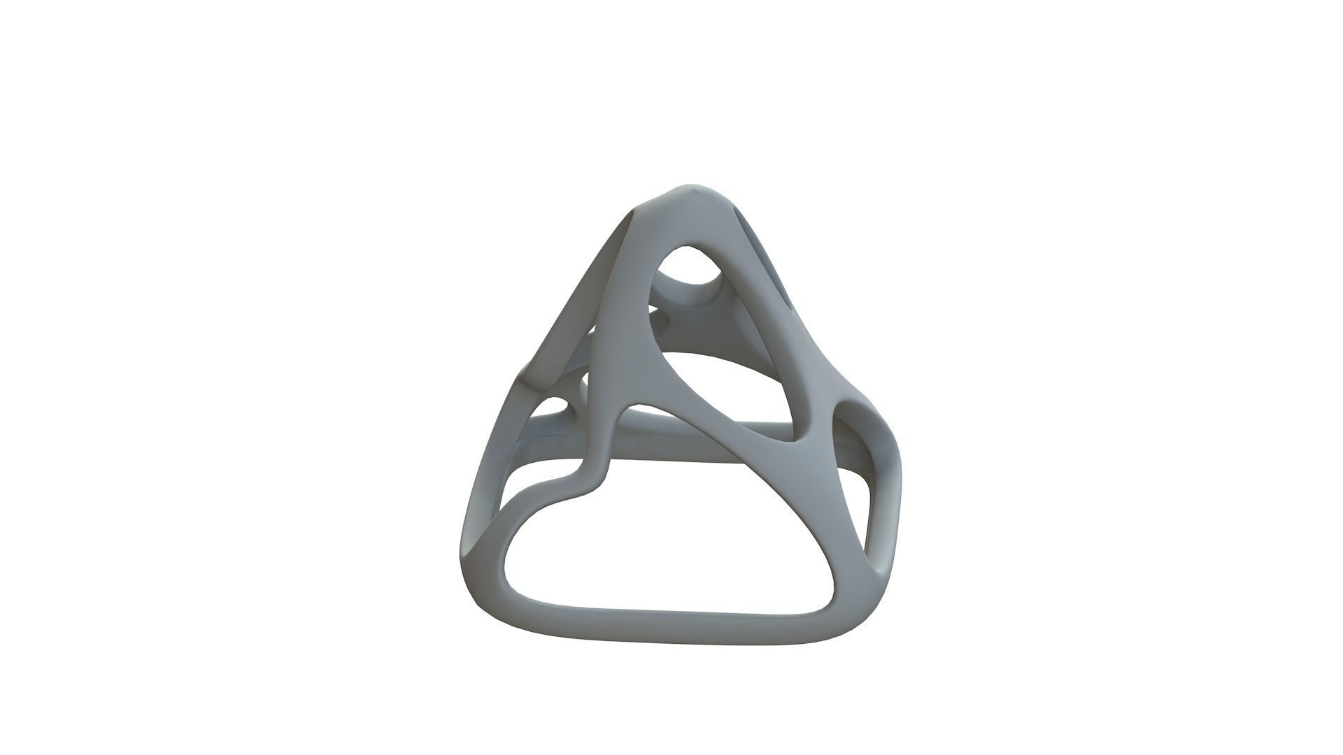 SciFi Cube Object No 58762 Low Poly Shape Low-poly 3D model_11