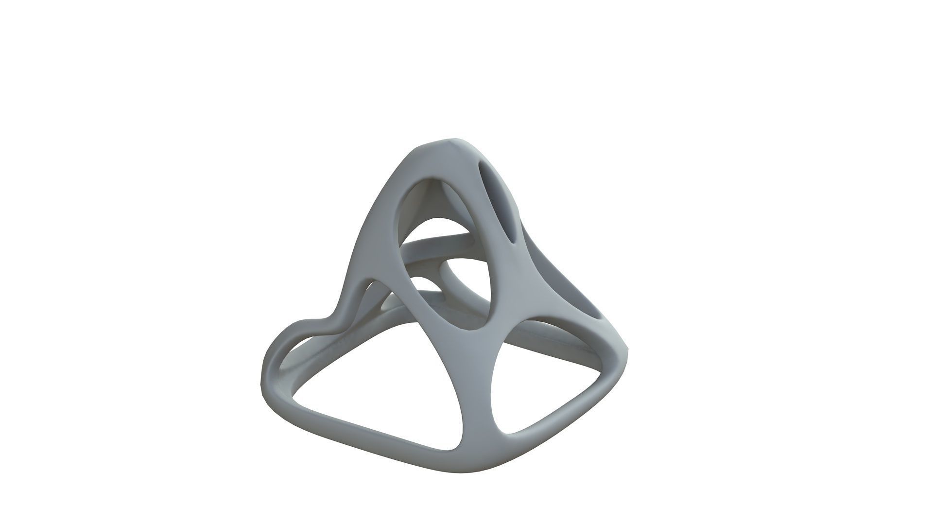 SciFi Cube Object No 58762 Low Poly Shape Low-poly 3D model_9