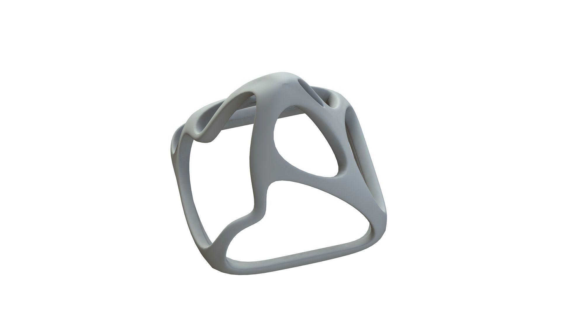 SciFi Cube Object No 58762 Low Poly Shape Low-poly 3D model_17