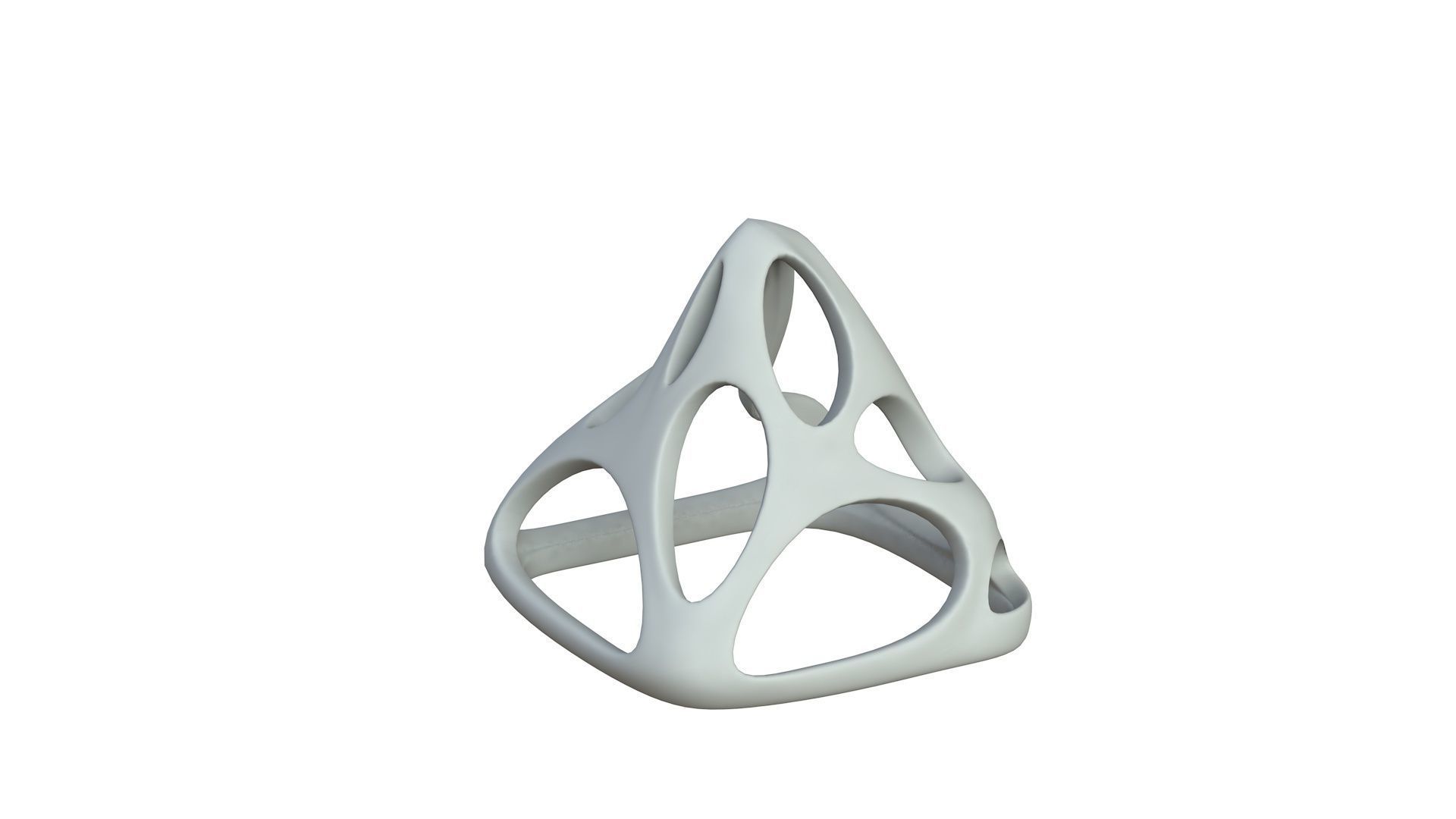 SciFi Cube Object No 58762 Low Poly Shape Low-poly 3D model_3