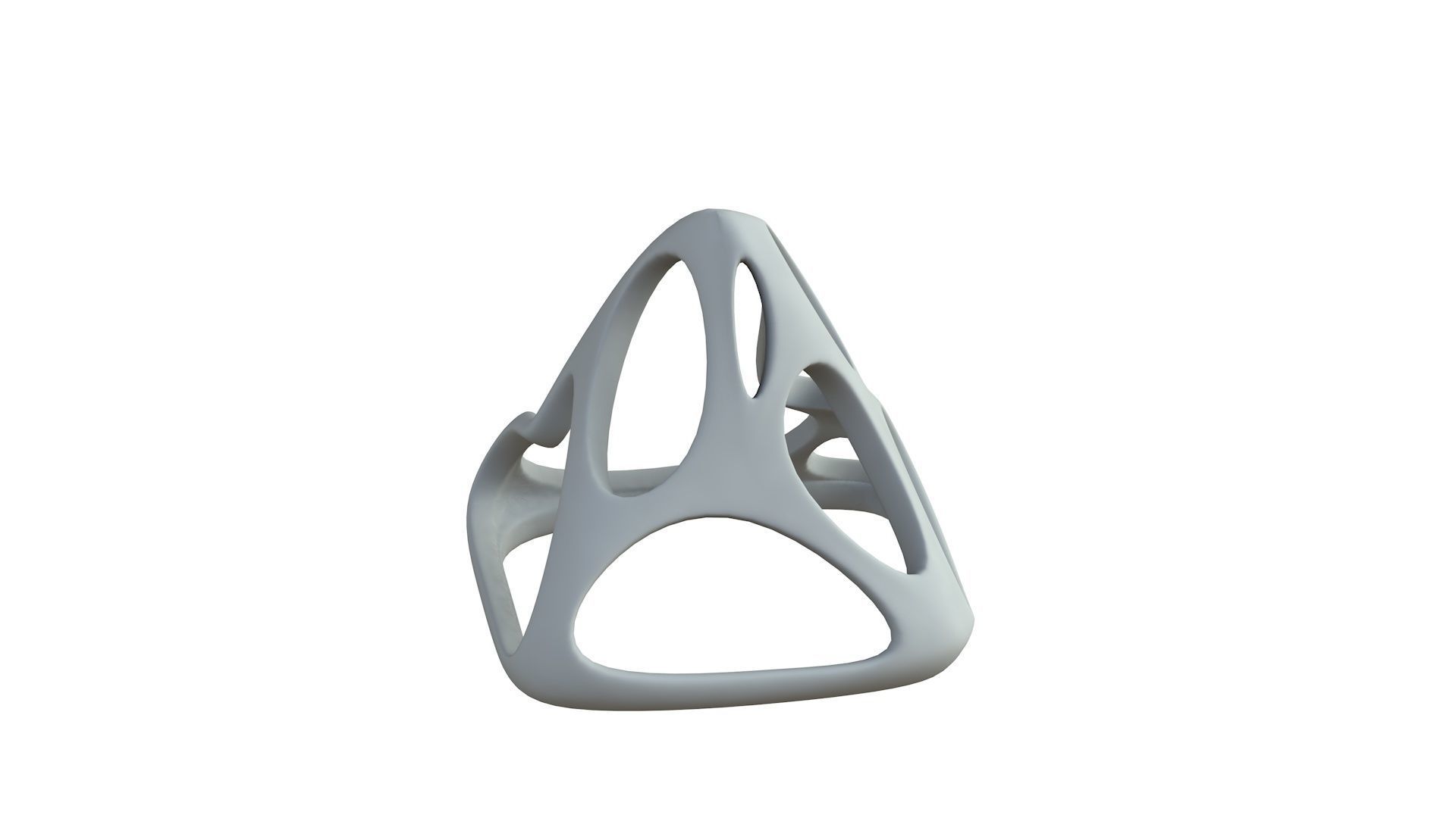 SciFi Cube Object No 58762 Low Poly Shape Low-poly 3D model_6