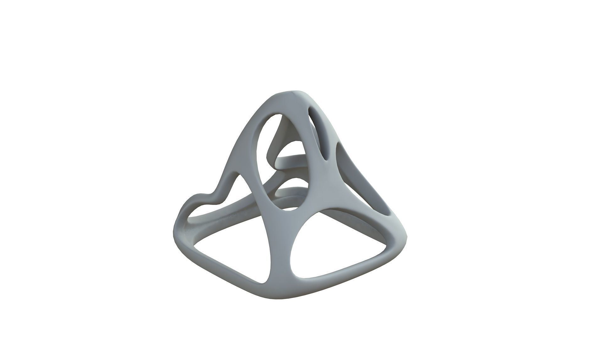 SciFi Cube Object No 58762 Low Poly Shape Low-poly 3D model_8