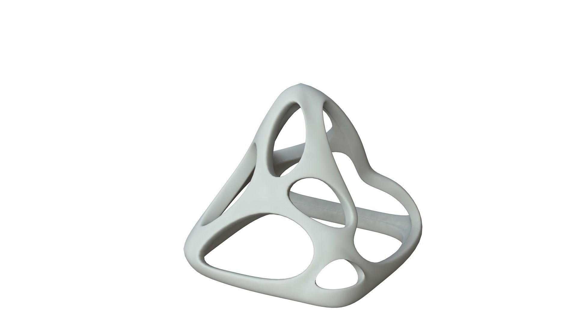 SciFi Cube Object No 58762 Low Poly Shape Low-poly 3D model_1