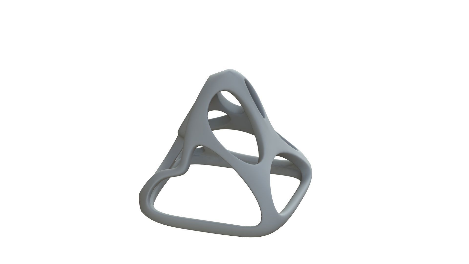 SciFi Cube Object No 58762 Low Poly Shape Low-poly 3D model_10