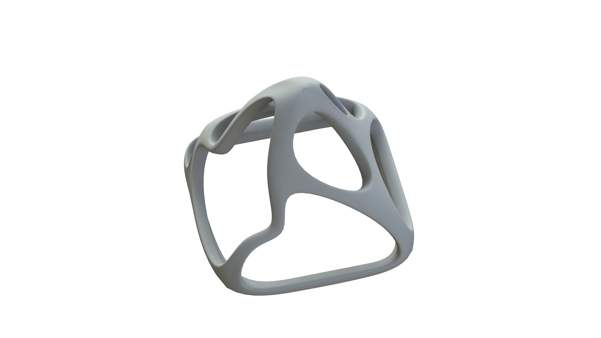 SciFi Cube Object No 58762 Low Poly Shape Low-poly 3D model_15