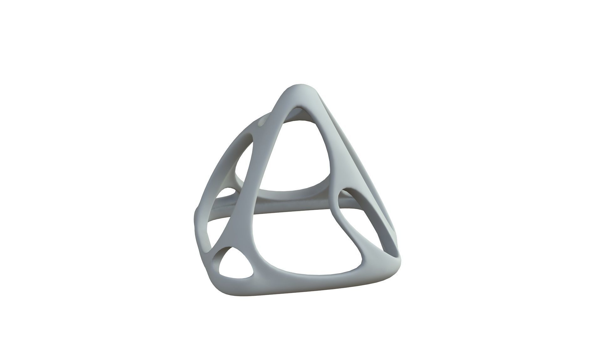 SciFi Cube Object No 58729 Low Poly Shape Low-poly 3D model_6