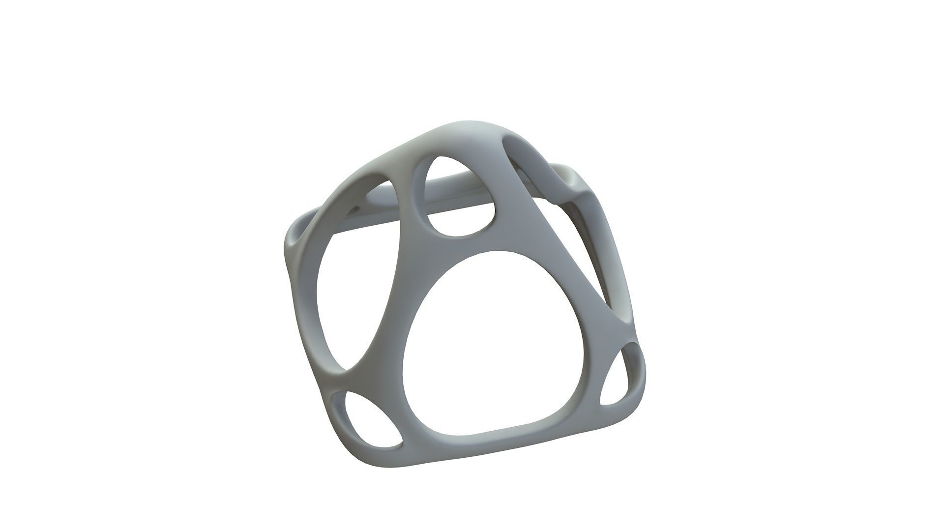 SciFi Cube Object No 58729 Low Poly Shape Low-poly 3D model_15