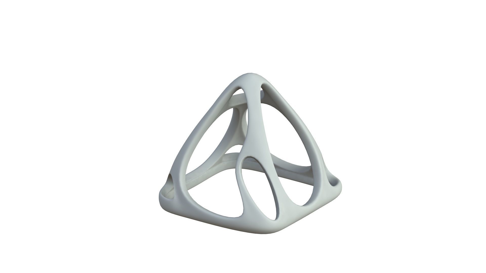 SciFi Cube Object No 58729 Low Poly Shape Low-poly 3D model_4