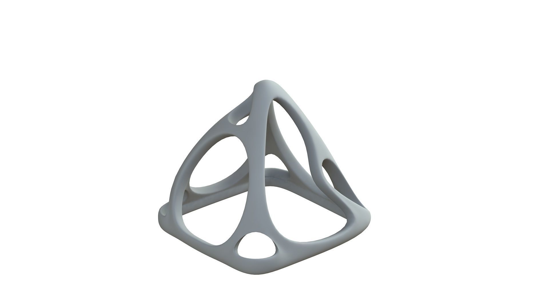 SciFi Cube Object No 58729 Low Poly Shape Low-poly 3D model_8