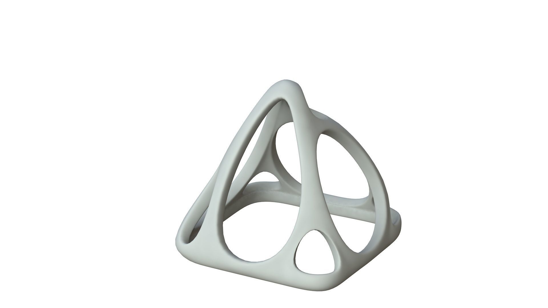 SciFi Cube Object No 58729 Low Poly Shape Low-poly 3D model_1