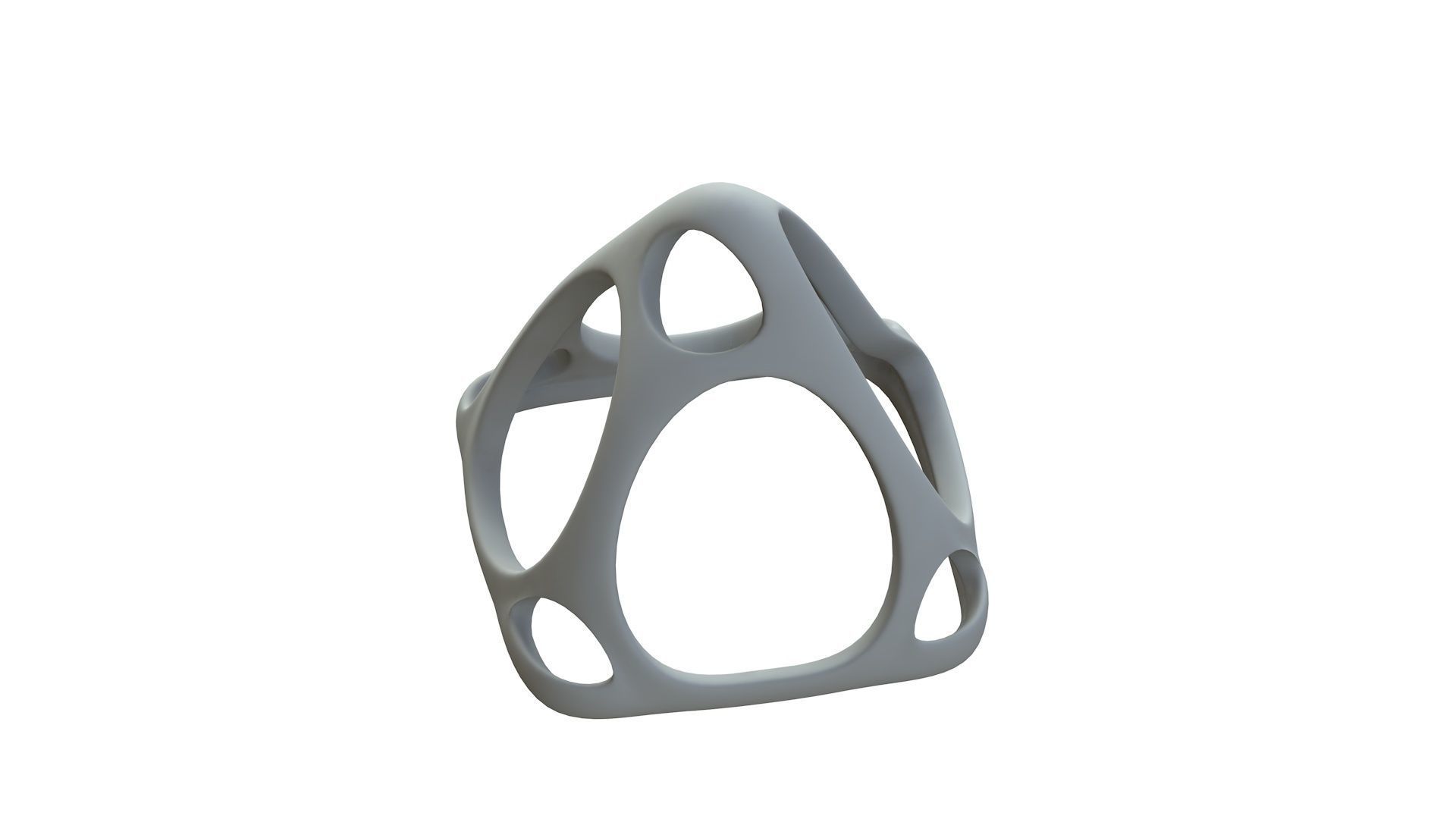 SciFi Cube Object No 58729 Low Poly Shape Low-poly 3D model_14