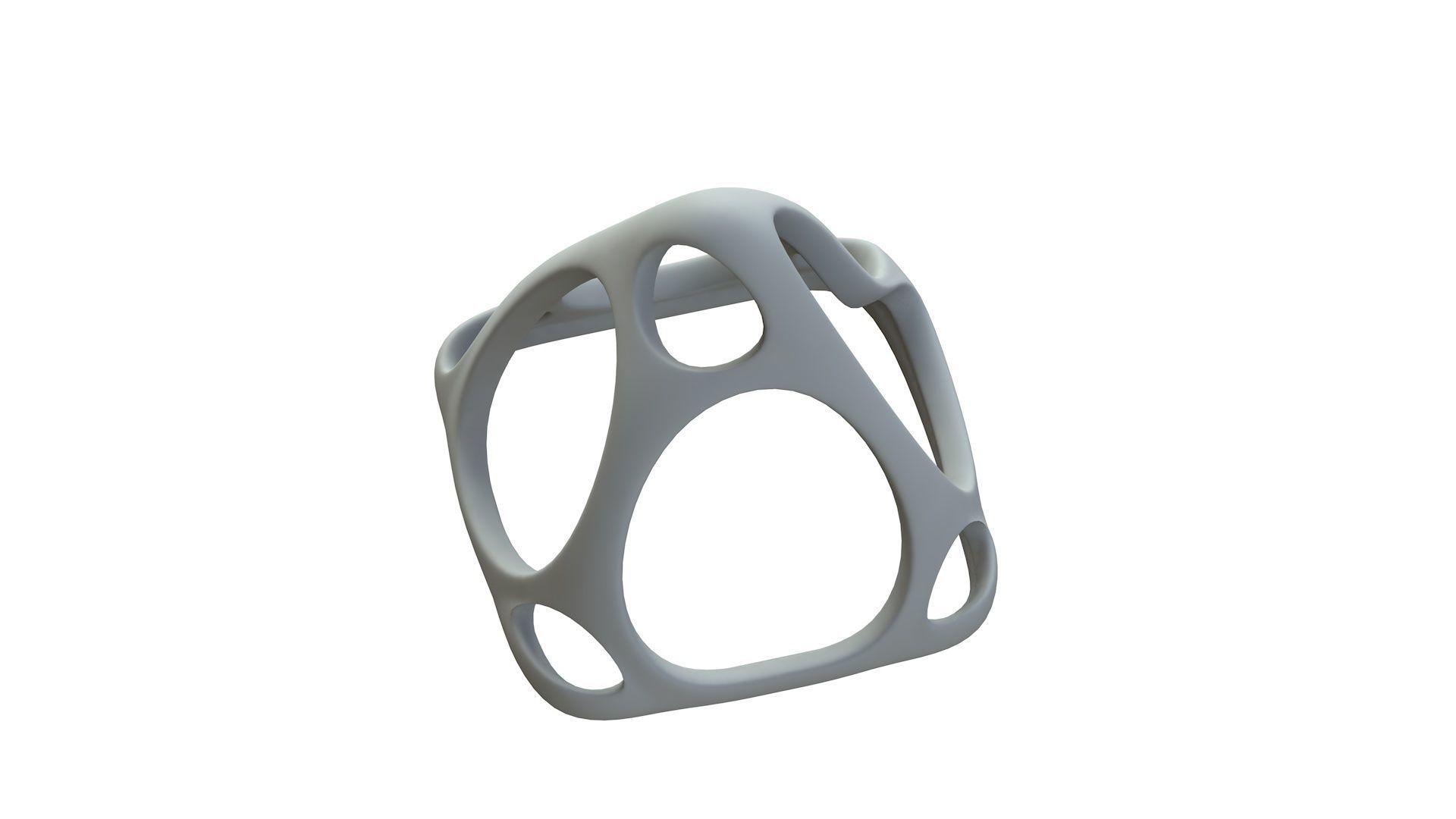 SciFi Cube Object No 58729 Low Poly Shape Low-poly 3D model_17