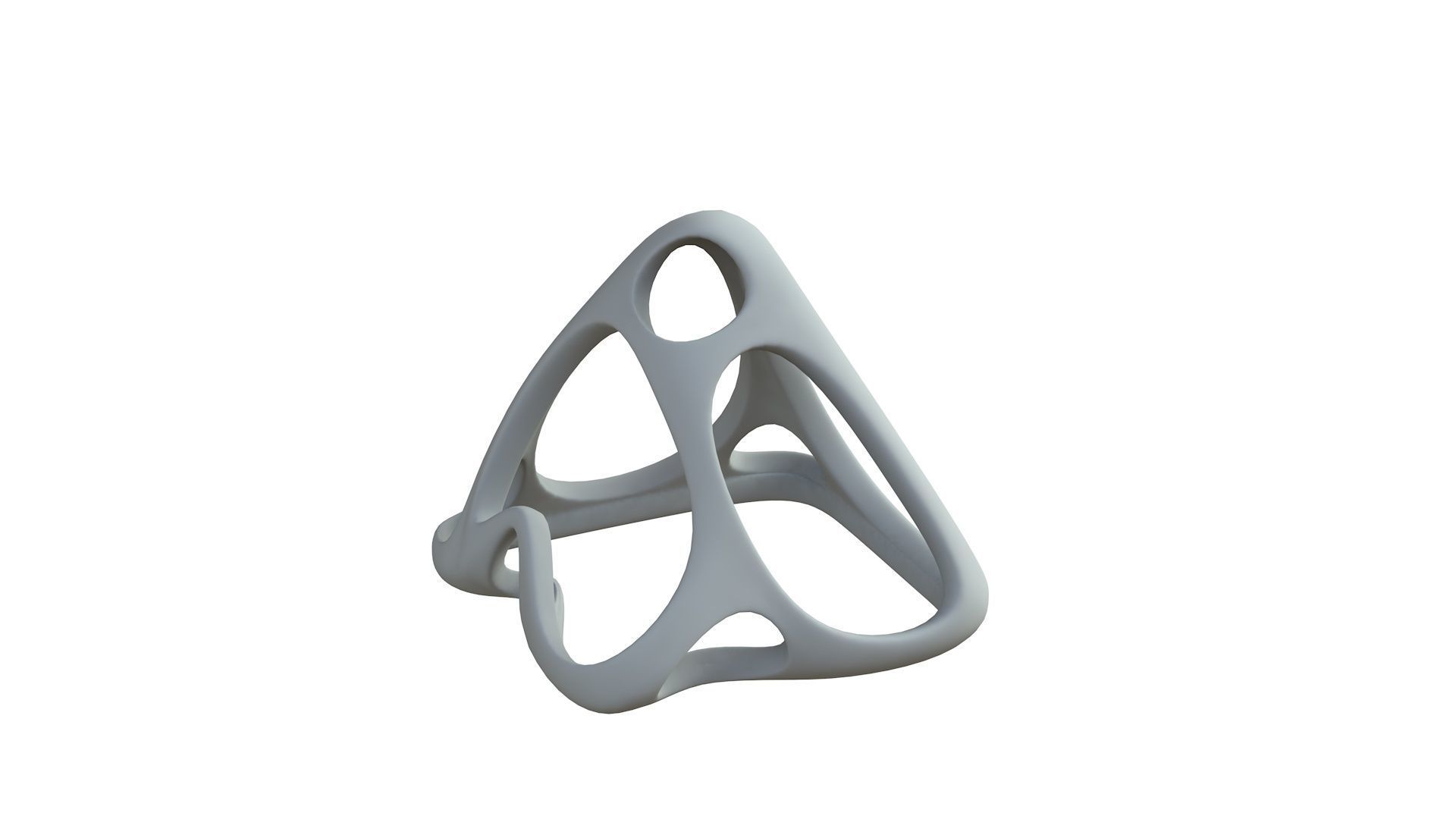 SciFi Cube Object No 58725 Low Poly Shape Low-poly 3D model_7