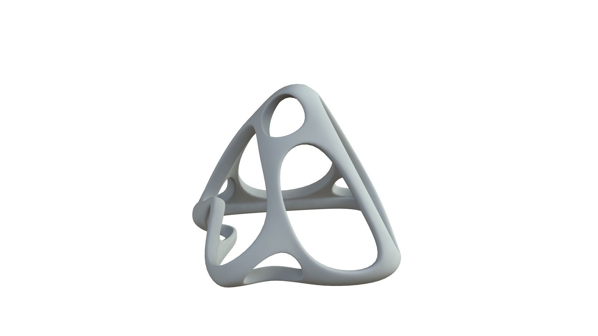 SciFi Cube Object No 58725 Low Poly Shape Low-poly 3D model_6