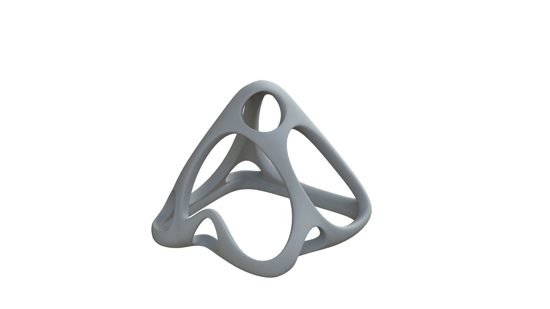 SciFi Cube Object No 58725 Low Poly Shape Low-poly 3D model_9