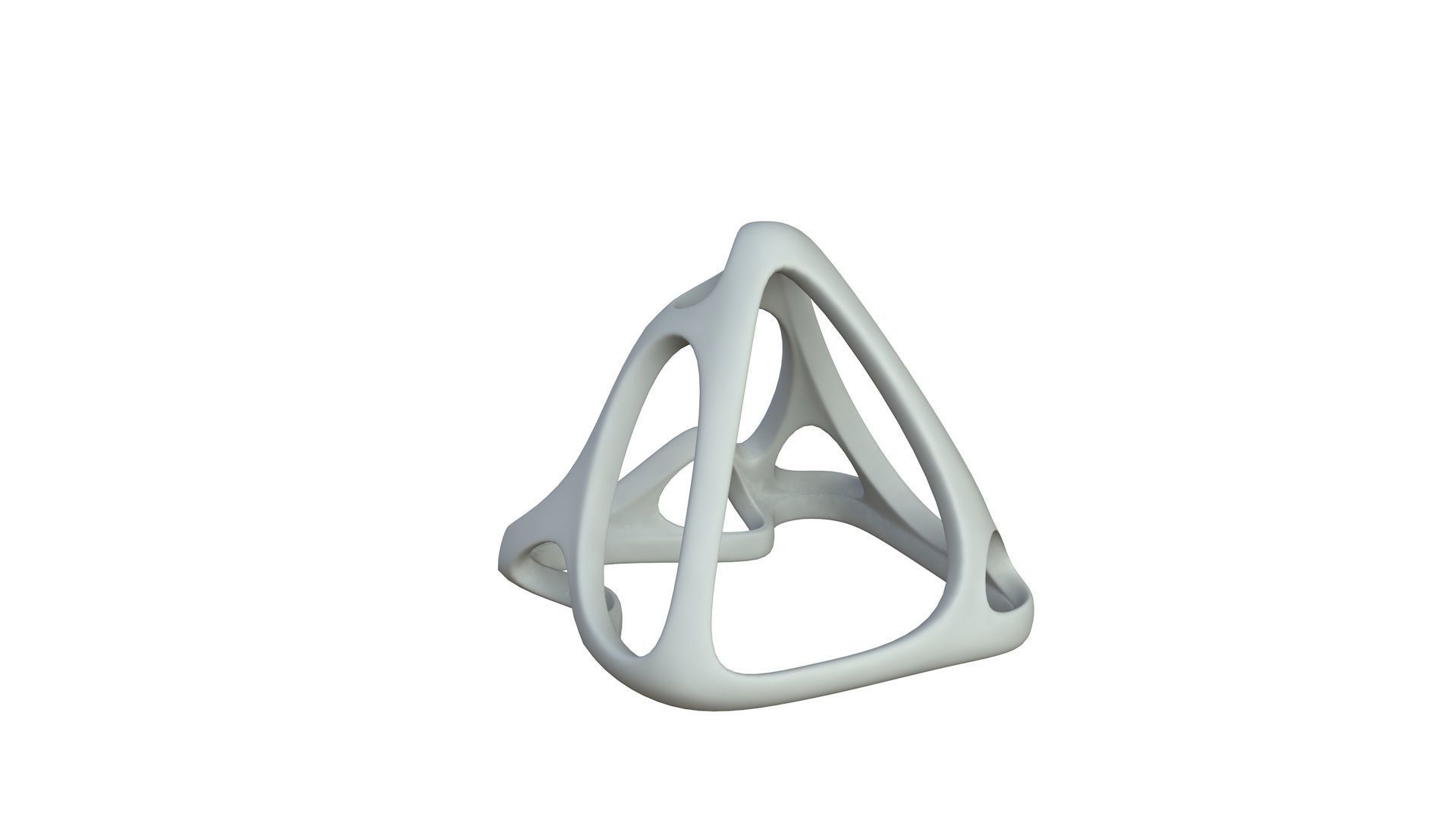 SciFi Cube Object No 58725 Low Poly Shape Low-poly 3D model_3