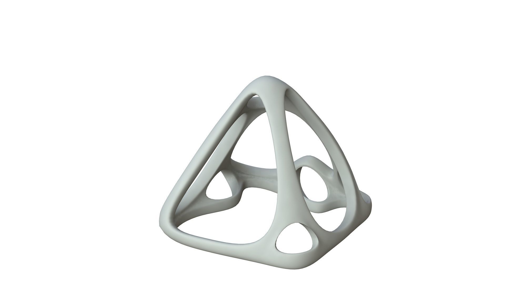 SciFi Cube Object No 58725 Low Poly Shape Low-poly 3D model_1