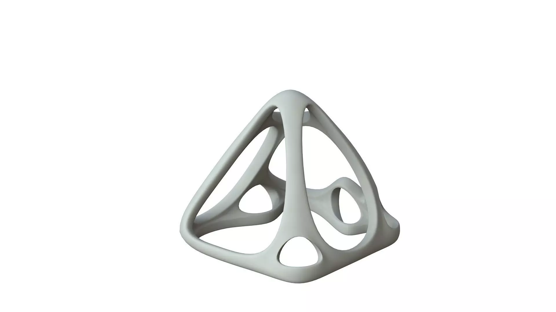 SciFi Cube Object No 58725 Low Poly Shape Low-poly 3D model_0