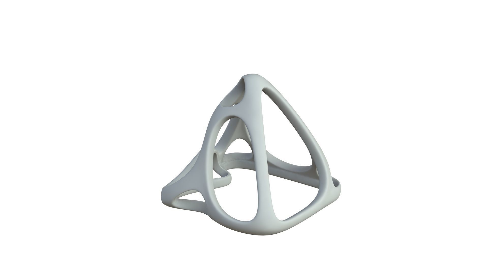 SciFi Cube Object No 58725 Low Poly Shape Low-poly 3D model_4