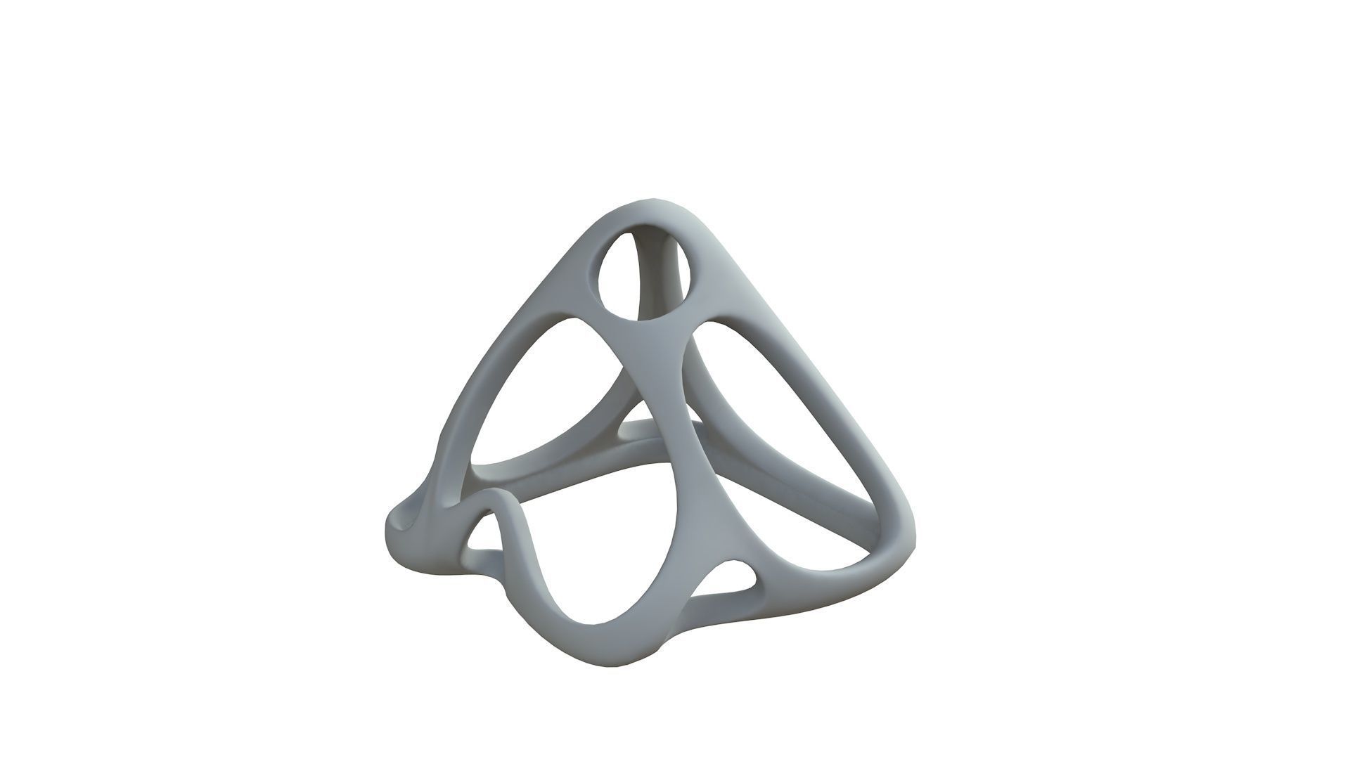 SciFi Cube Object No 58725 Low Poly Shape Low-poly 3D model_8