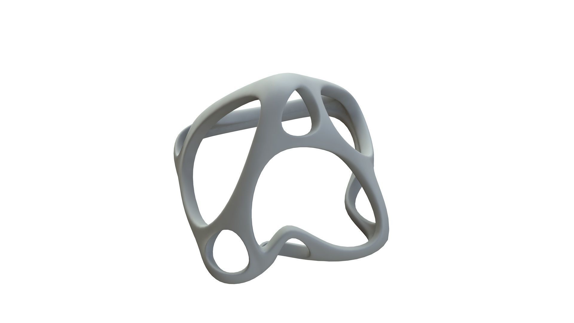 SciFi Cube Object No 58725 Low Poly Shape Low-poly 3D model_17