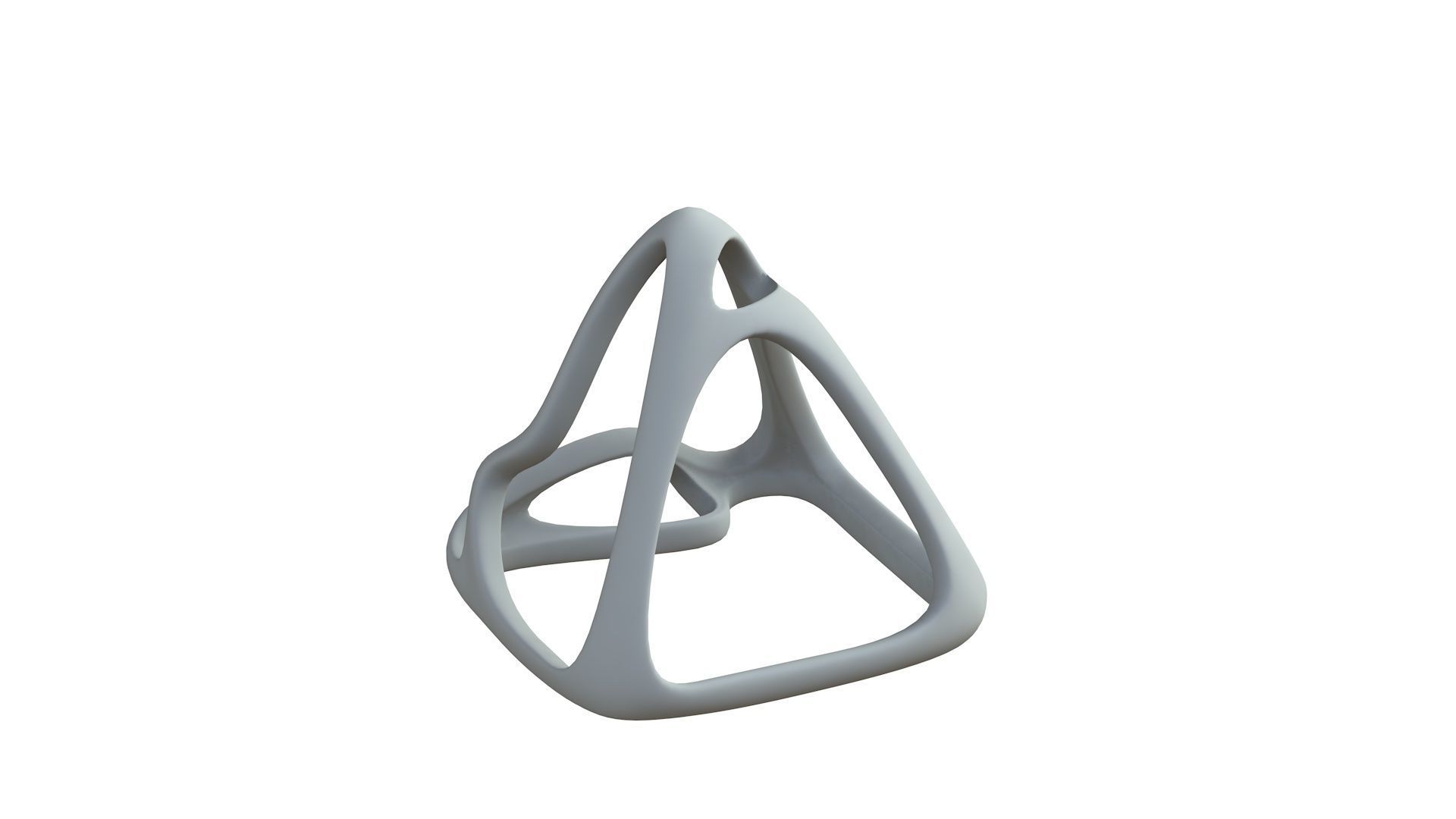 SciFi Cube Object No 58689 Low Poly Shape Low-poly 3D model_7