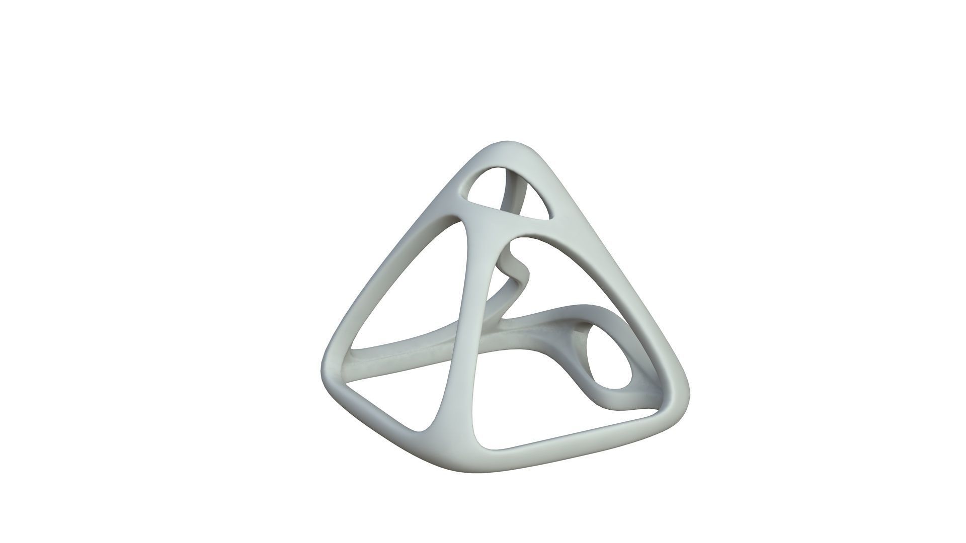 SciFi Cube Object No 58689 Low Poly Shape Low-poly 3D model_3