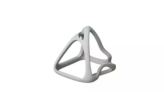 SciFi Cube Object No 58689 Low Poly Shape Low-poly 3D model SciFi Cube Object No 58689 Low Poly Shape Low-poly 3D model