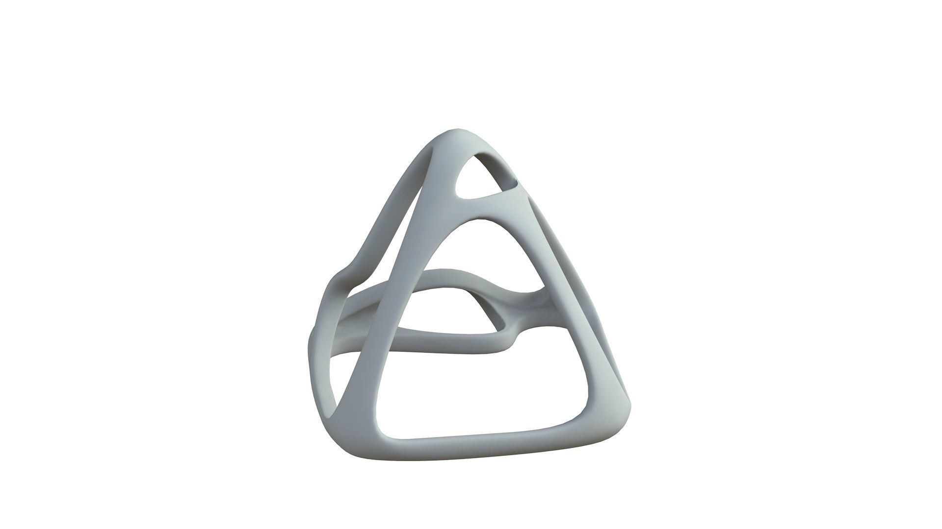 SciFi Cube Object No 58689 Low Poly Shape Low-poly 3D model_6